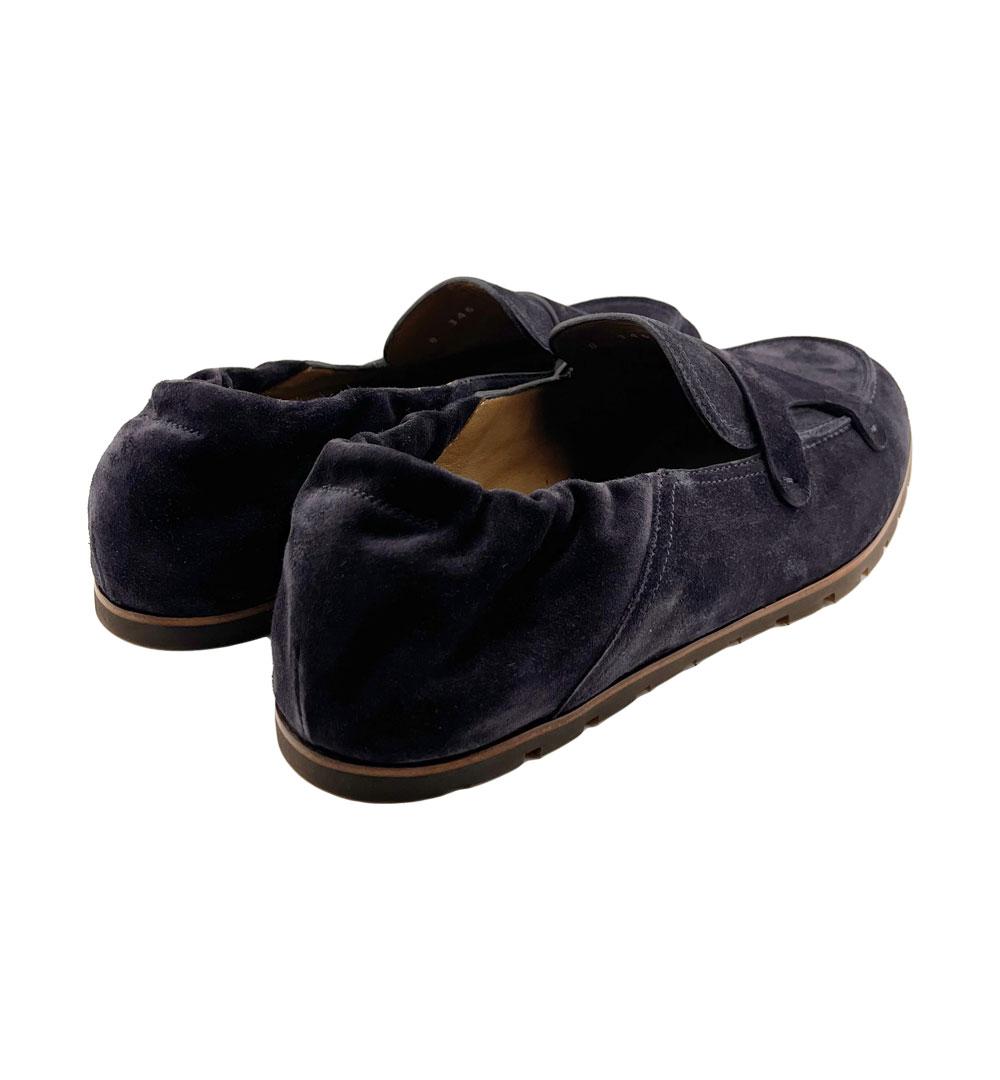 Doppia fibbia Slip on Barrett uomo 241U069 6 blu 241U069.1 D.F.ELASTICO.B BARRETT 