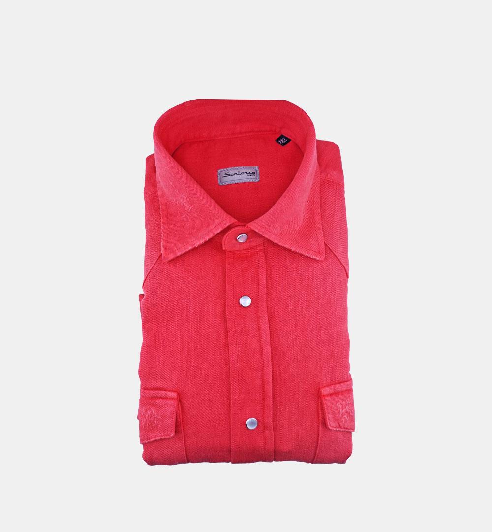 Camicia Sartorio uomo Texas rossa TEXAS 445917002 SARTORIO 