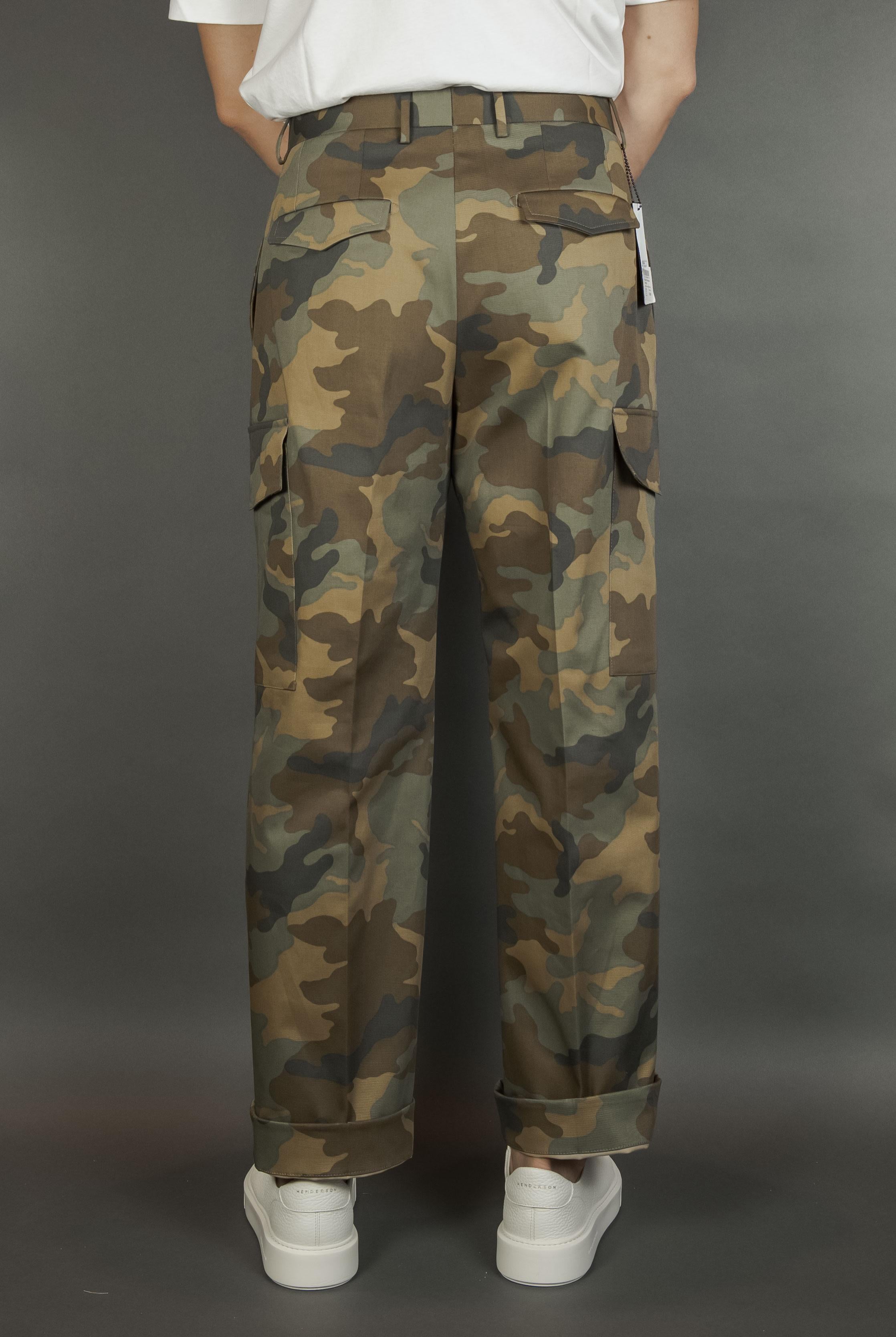 Pantalone Tagliatore uomo P Noble mimetico verde P-NOBLE24 TGT 870003 25E146 V1148 MIMETICO TAGLIATORE 