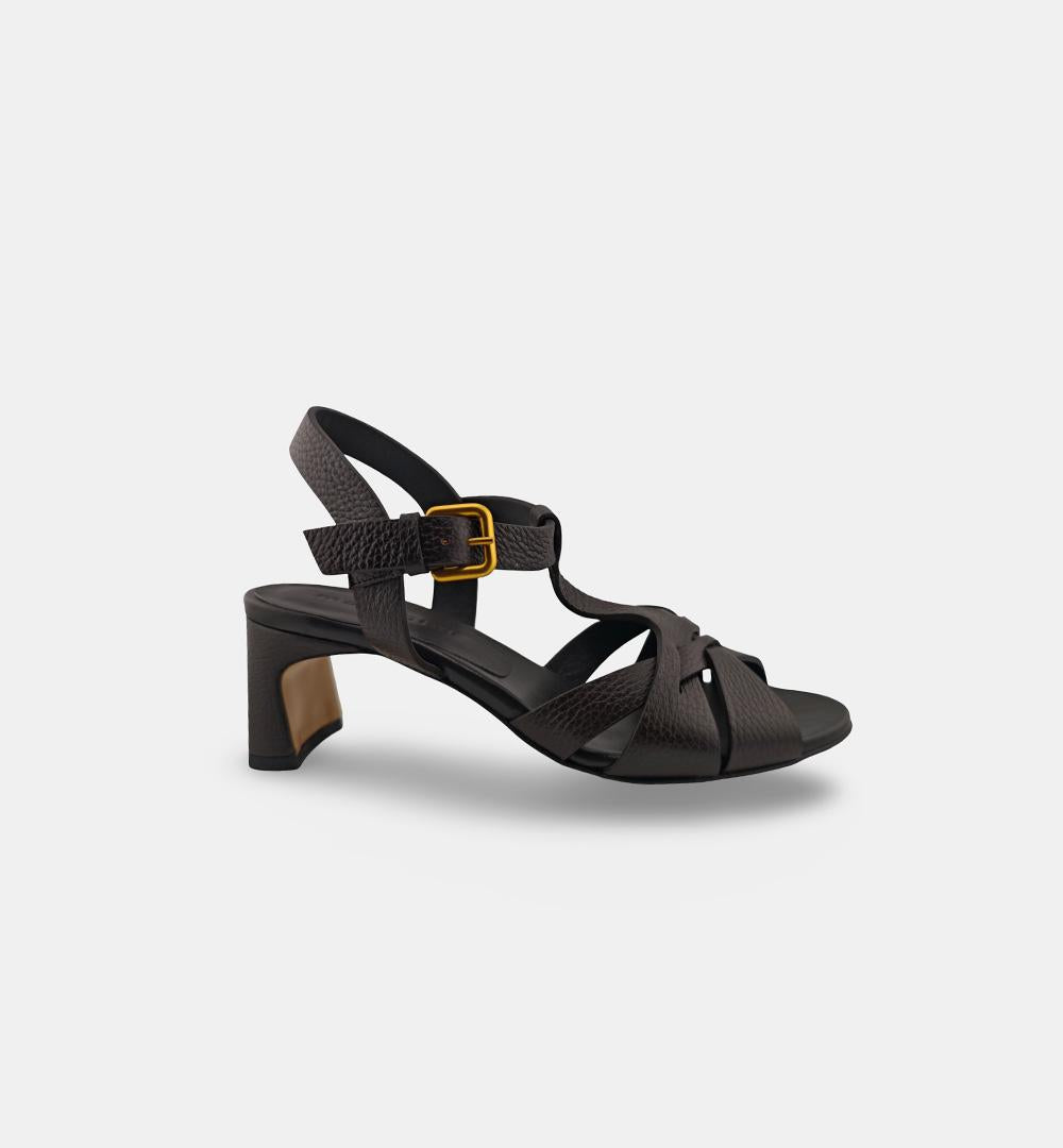 Sandali MARA BINI donna Z556 Testa di moro Z556 MARTELLATO MARA BINI 