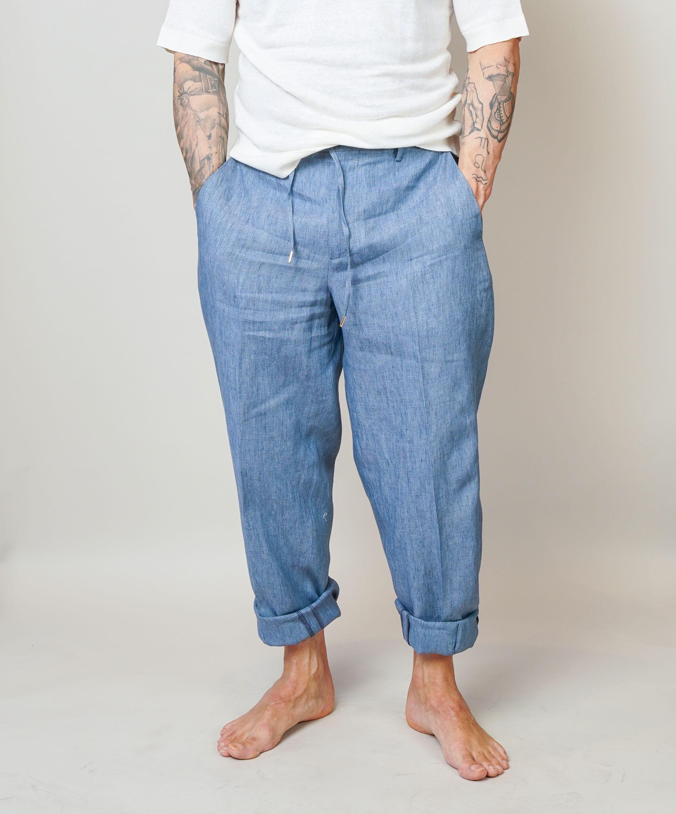 Pantalone Briglia uomo Covent bluette COVENT 300118 61 BRIGLIA 