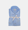 Camicia BORRIELLO uomo 22028 Turchese