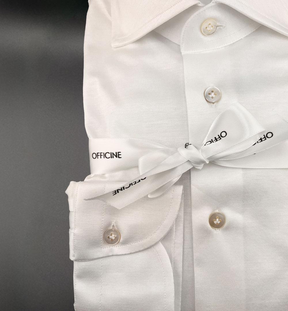 Camicia Borriello x Officine uomo 20058 jersey bianca 20058 1 BIANCA BORRIELLO 
