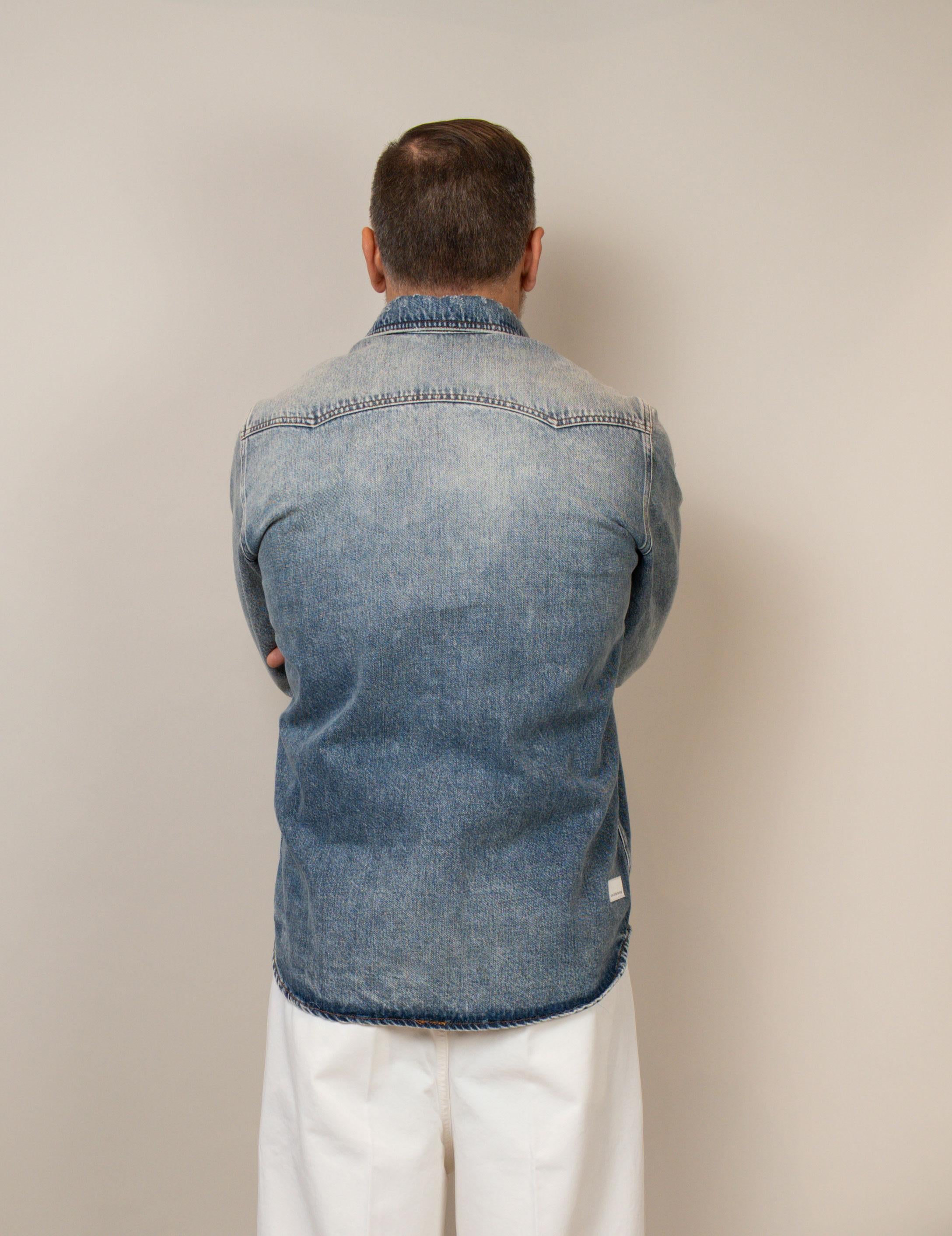 Camicia Nine in the morning uomo Tobia blu TOBIA DLL226 NINE INTHE MORNING 