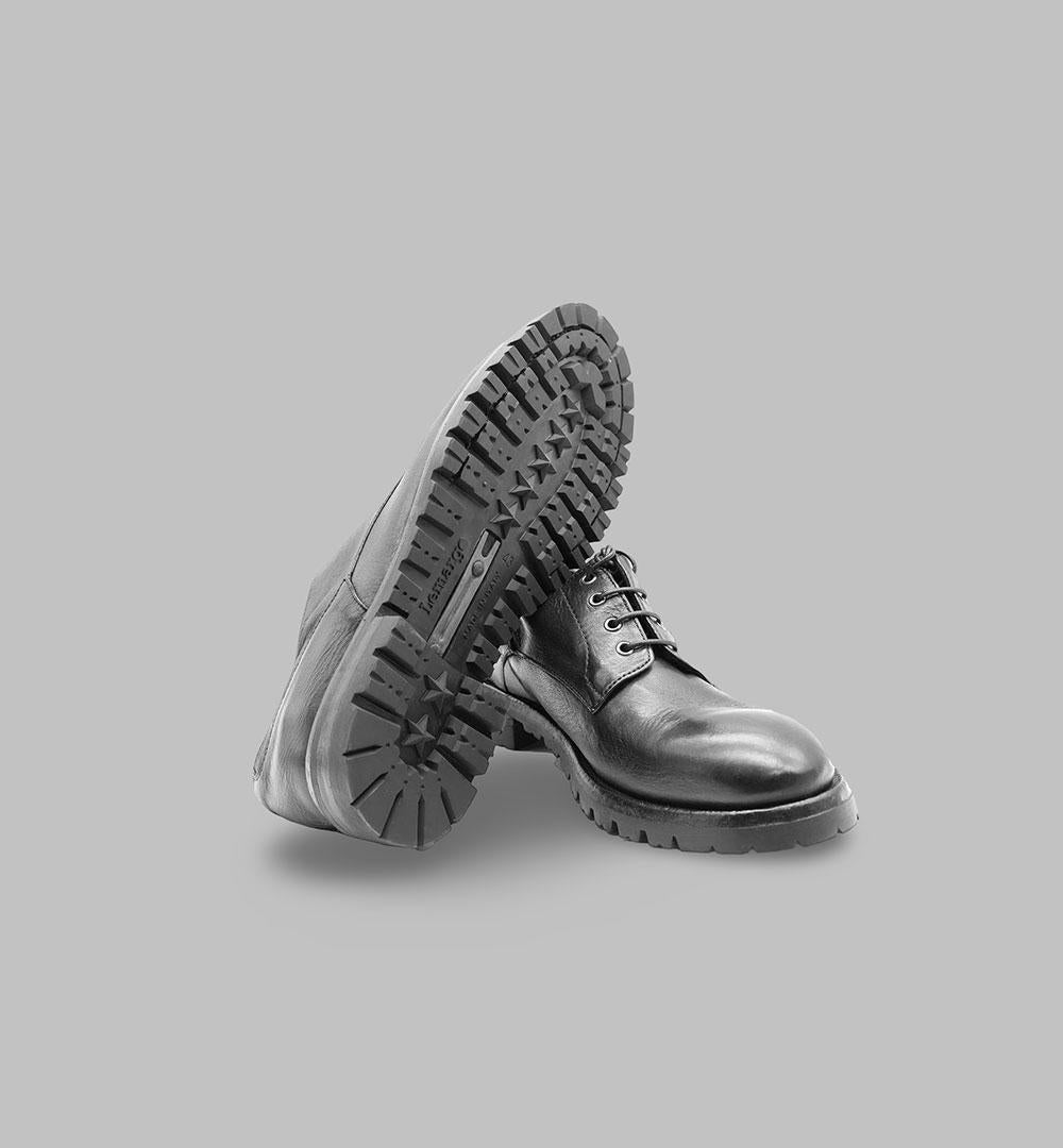 Derby Lemargo uomo DR32A neri<BR/> DR32A COM.N LEMARGO 