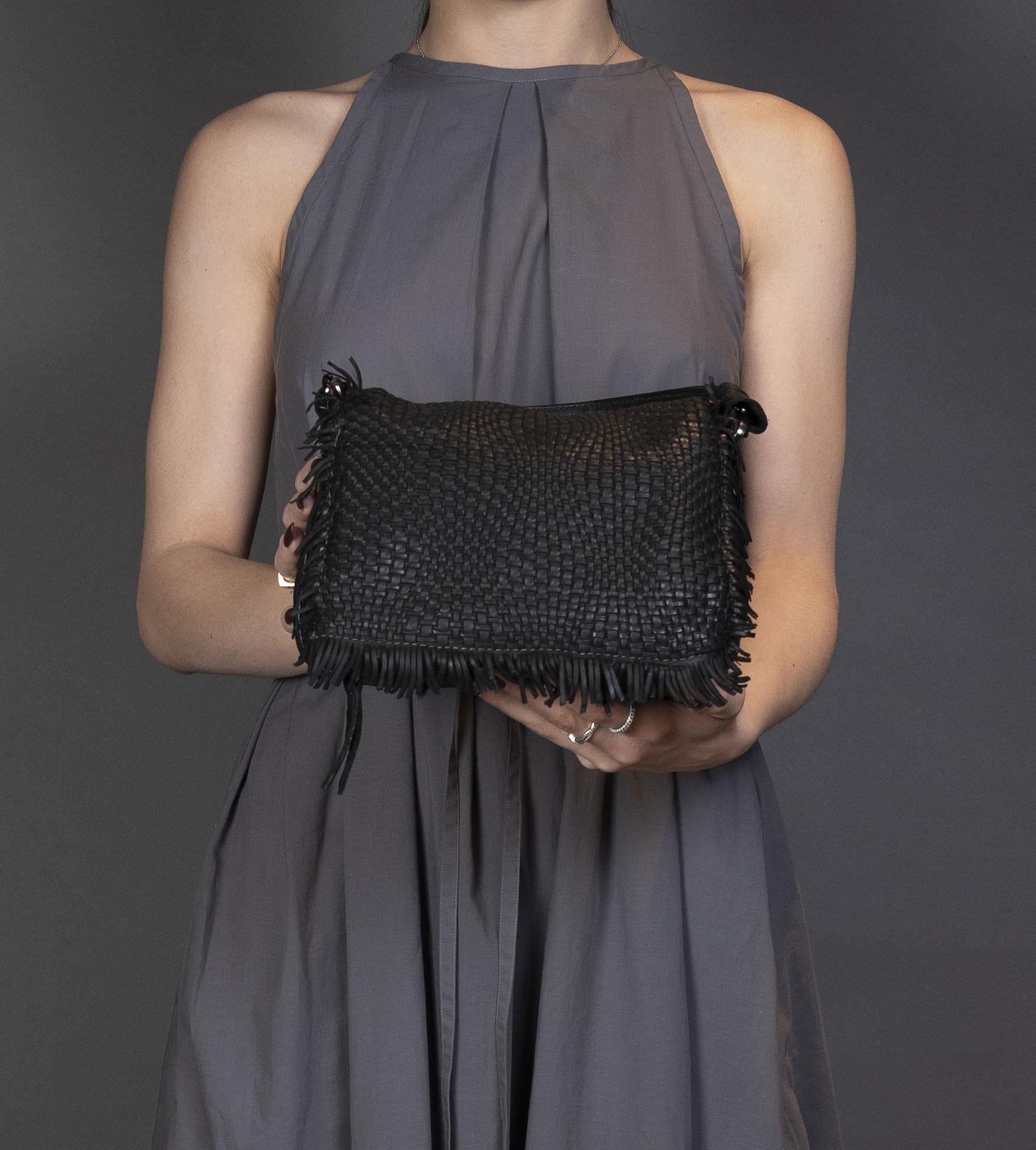 Borsa Reptile's house donna H470V41002 Anfora H470V41002 ANFORA NERO REPTILE'S HOUSE 