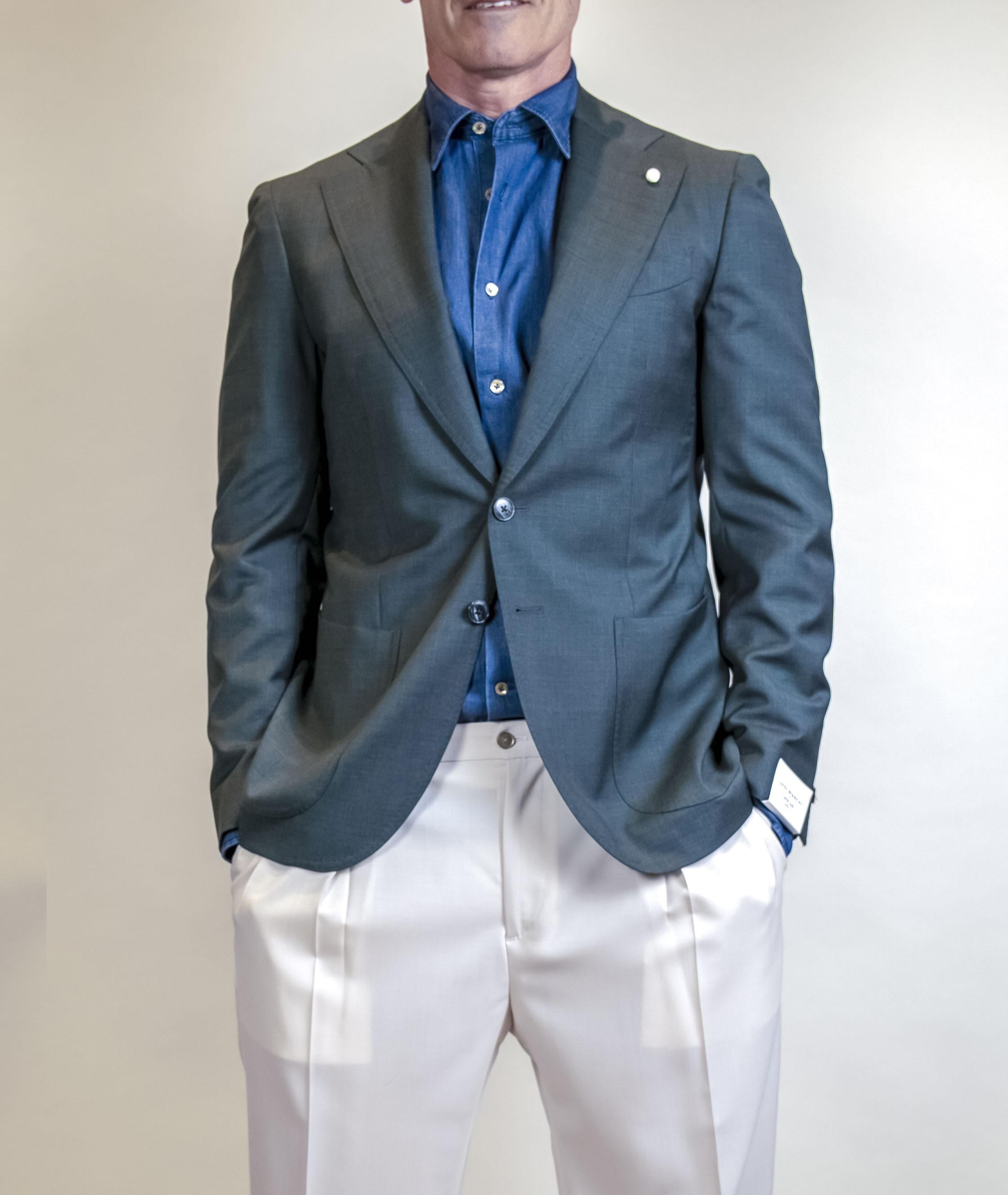Giacca LUIGI BIANCHI MANTOVA uomo GIACCA 2611 64201 Verde GIACCA 2611 64201 7 LUIGI BIANCHI MANTOVA 