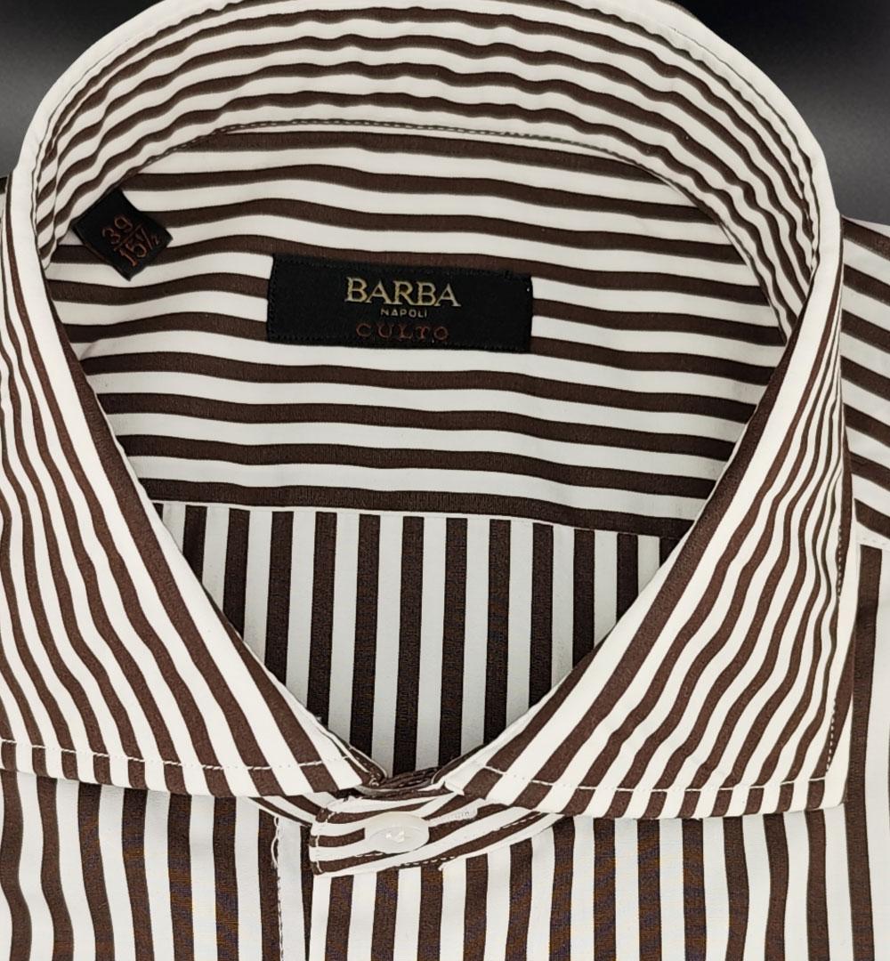 Camicia Barba uomo K1U13P01PZ0214 marrone K1U13P01PZ0214 0214 RIGA BARBA 