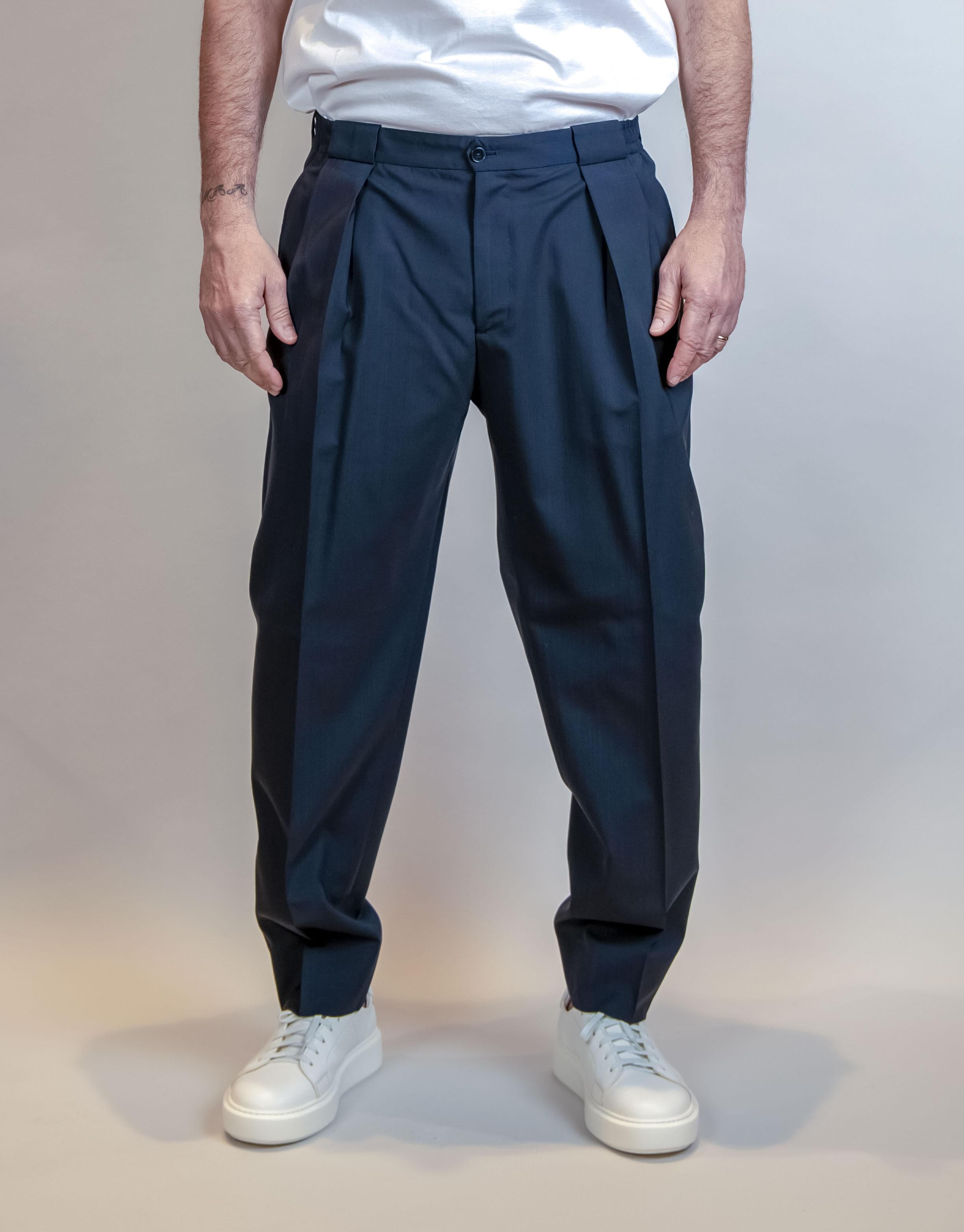Pantalone BRIGLIA uomo PORTOBELLOS Blu PORTOBELLOS 300082 011 BRIGLIA 