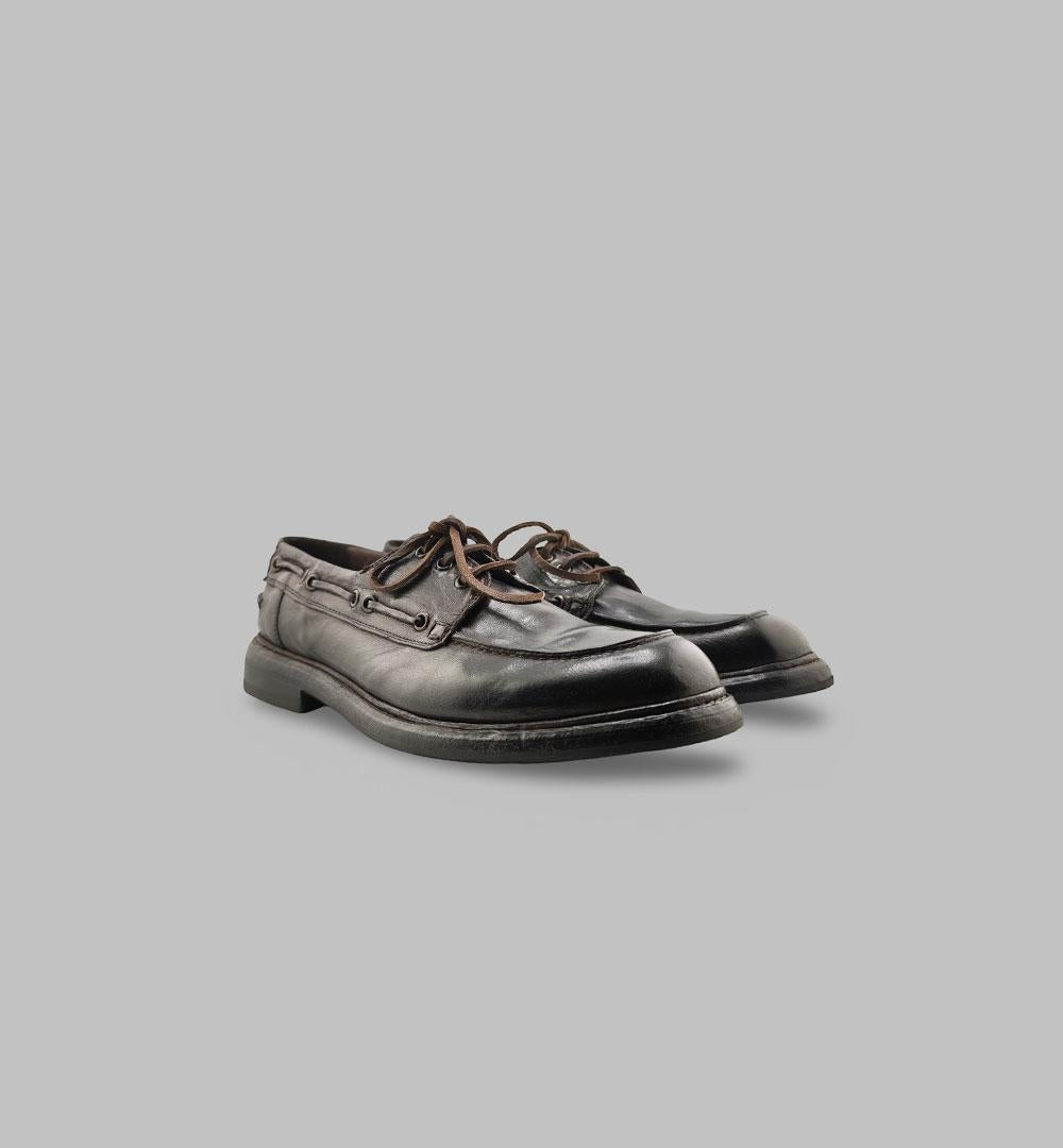 Derby Lemargo uomo FU02A Ebano<BR/> FU02A RANCH BARCA LEMARGO 