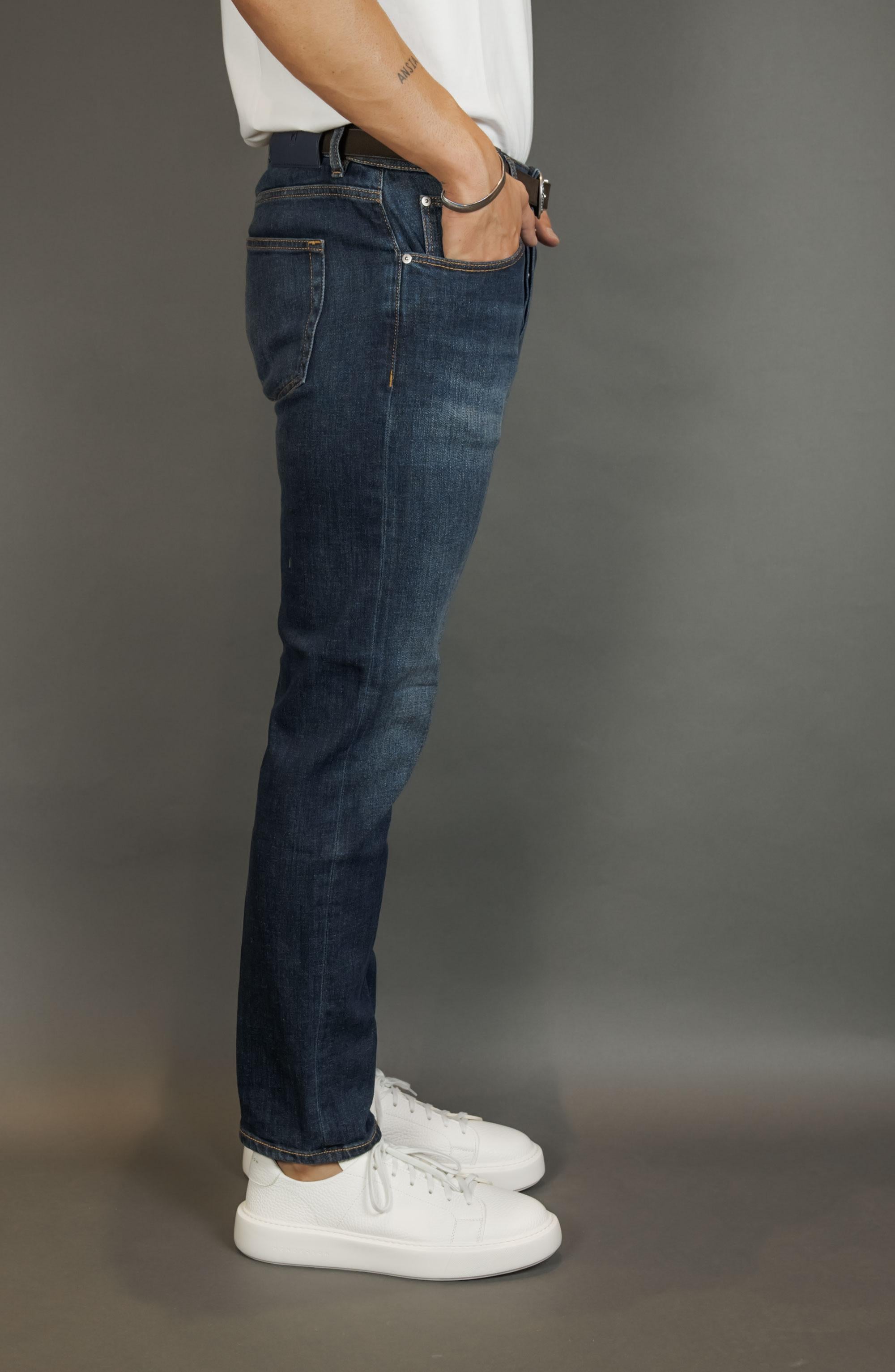 Jeans PT TORINO uomo TP05B0TX1630 Denim scuro TP05B0TX1630 MN14 DENIM PT TORINO 