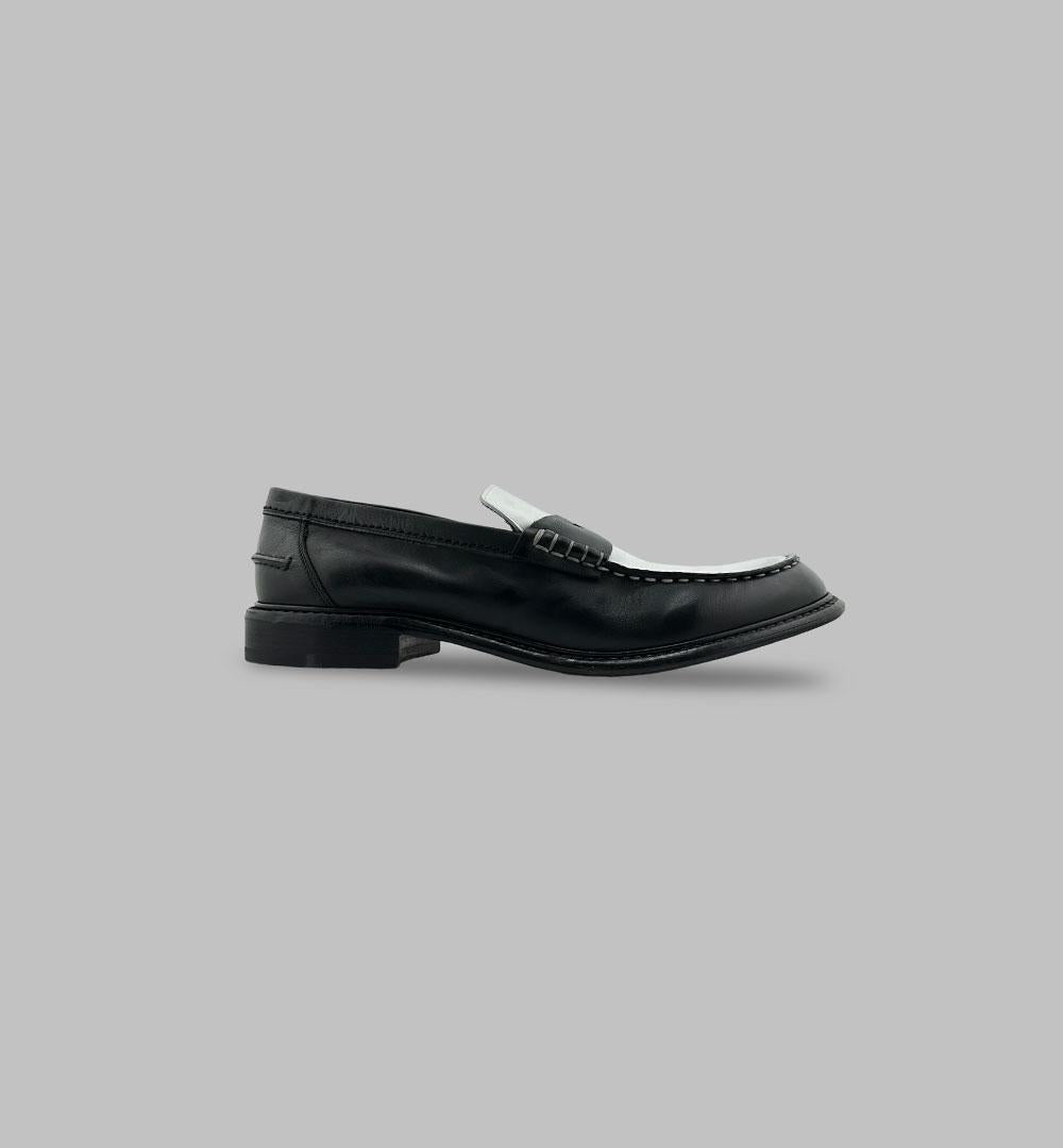 Mocassino Claudio Marini uomo 897 bicolor 897 PENNY.BICOLOR.N CLAUDIO MARINI 