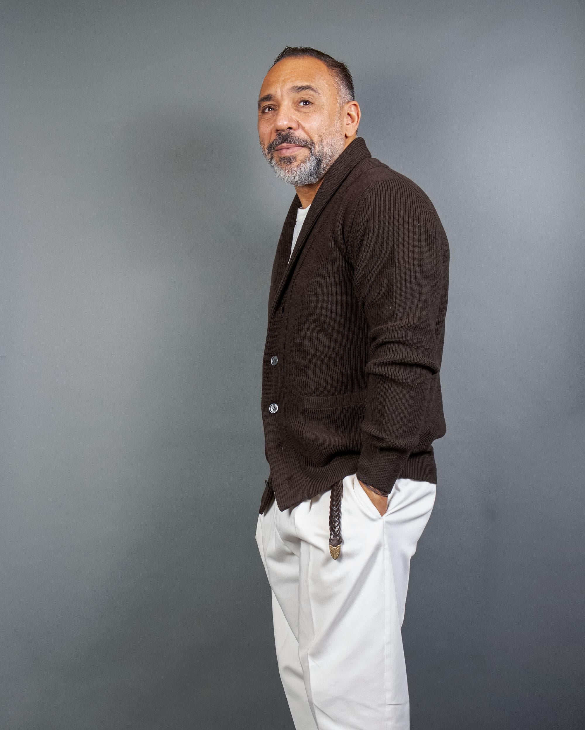 Cardigan SETTEFILI CASHMERE uomo 2CPE1CAST Marrone 2CPE1CAST HU21 MARRONE SETTEFILI CASHMERE 