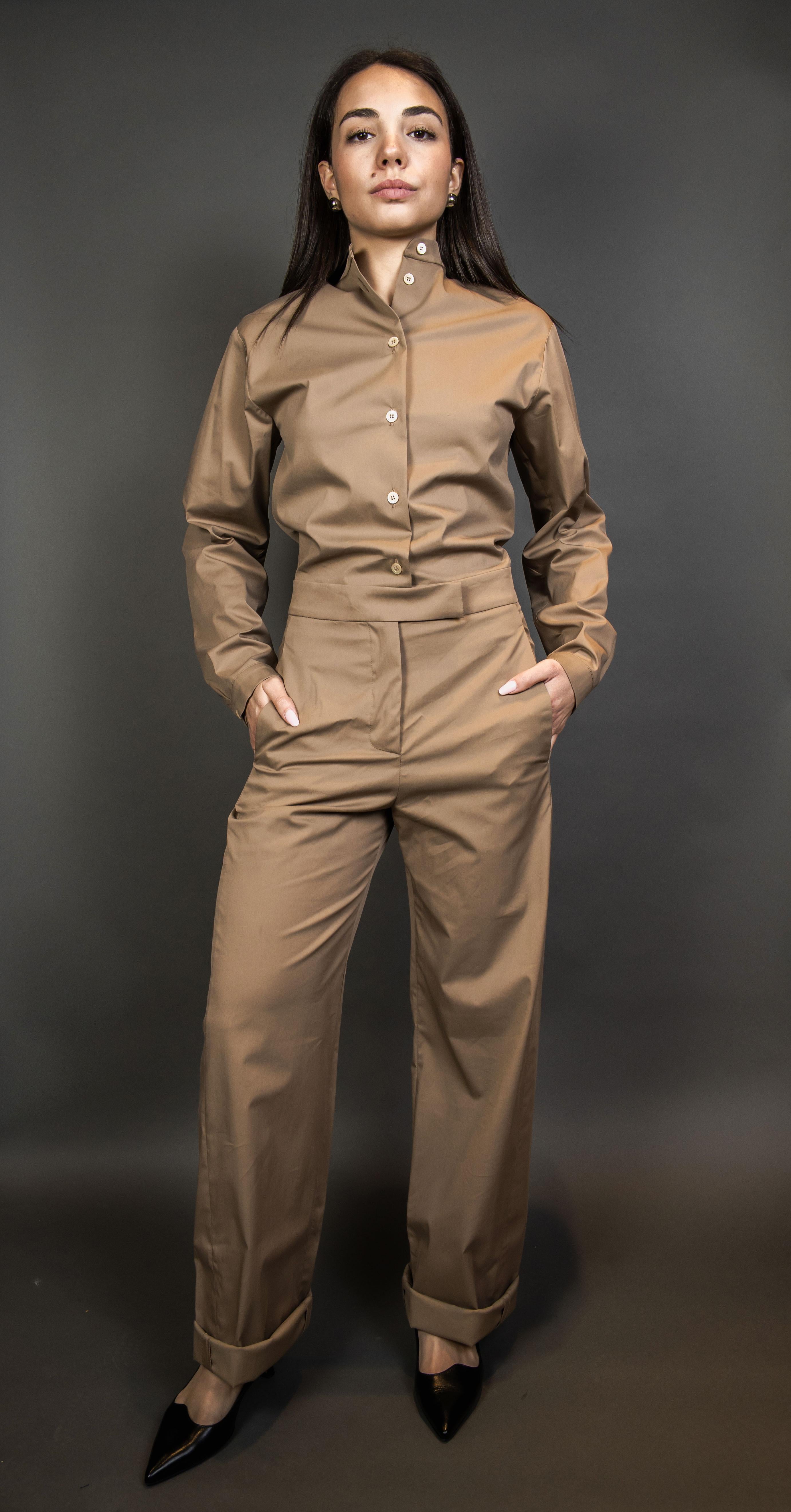 Tuta PT Torino donna 7SGS020STD tabacco<BR/> 7SGS020STD VD05 0060 TABACCO PT TORINO 