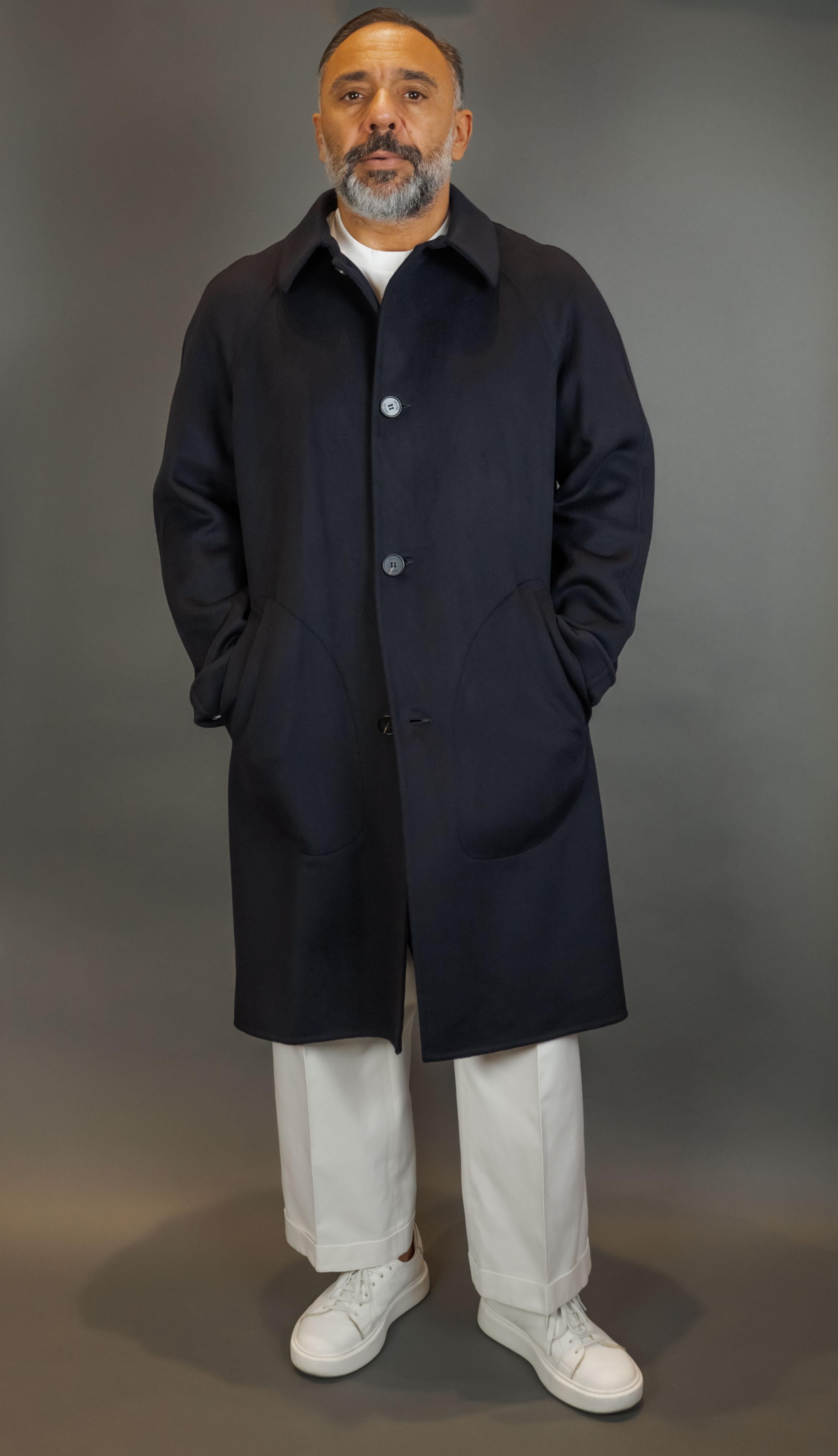 Cappotto PALTO' uomo MAURILIO DB Blu MAURILIO DB 205 BLU NAVY PALT0' 