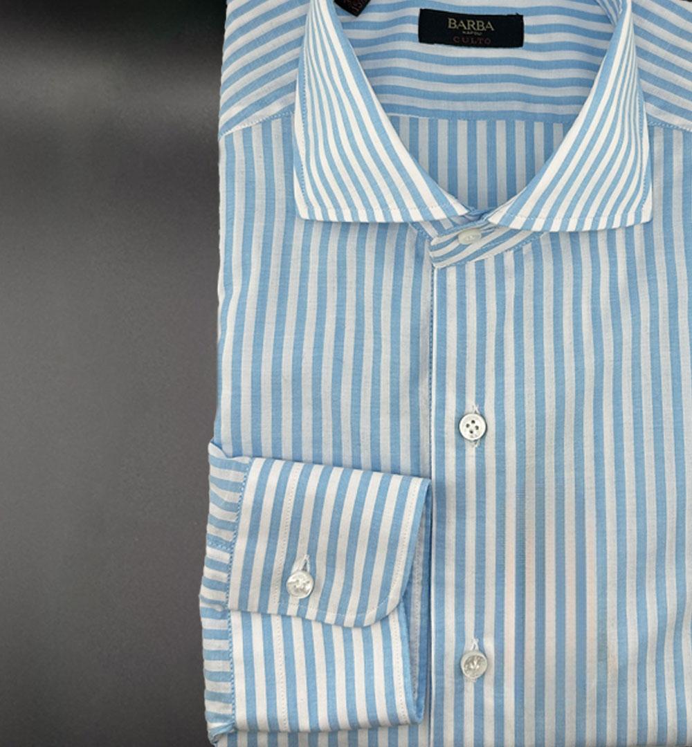 Camicia Barba uomo K1U13P0147101 azzurra K1U13P0147101 RIGA AZZURRA BARBA 