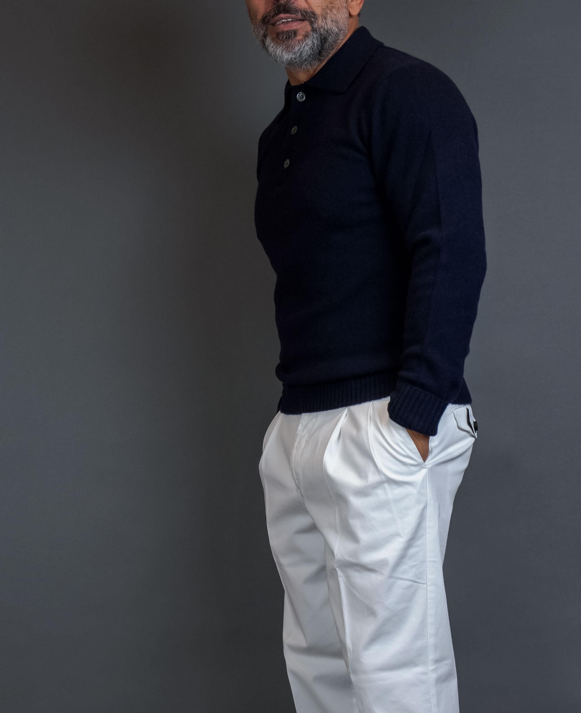 Maglione DANIELE FIESOLI uomo 3373 Blu 3373 023 BLUE DANIELE FIESOLI 