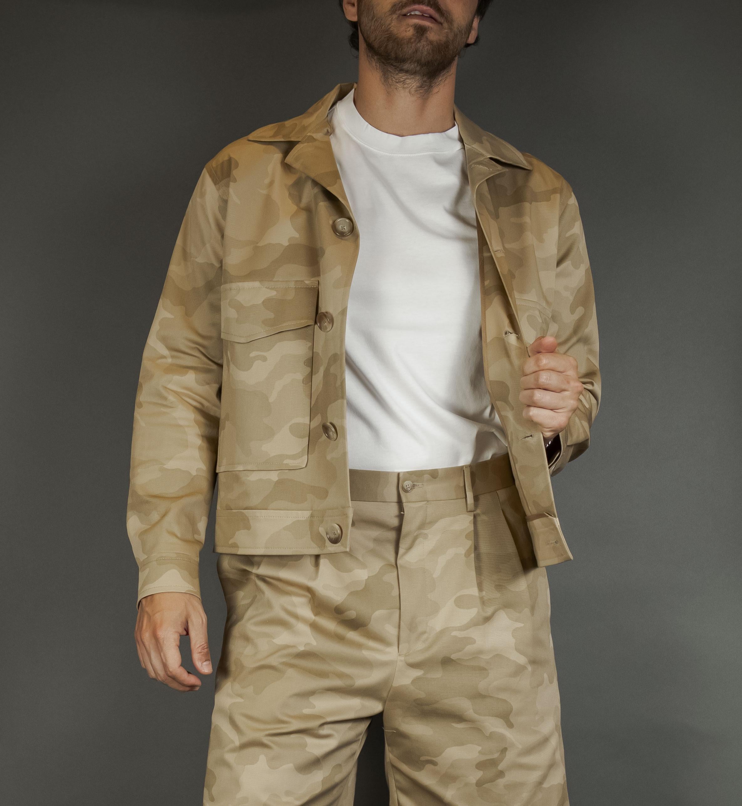 Giubbino Tagliatore uomo Amir mimetico beige AMIR 870003U 25E146 A1151 MIMETICO TAGLIATORE 