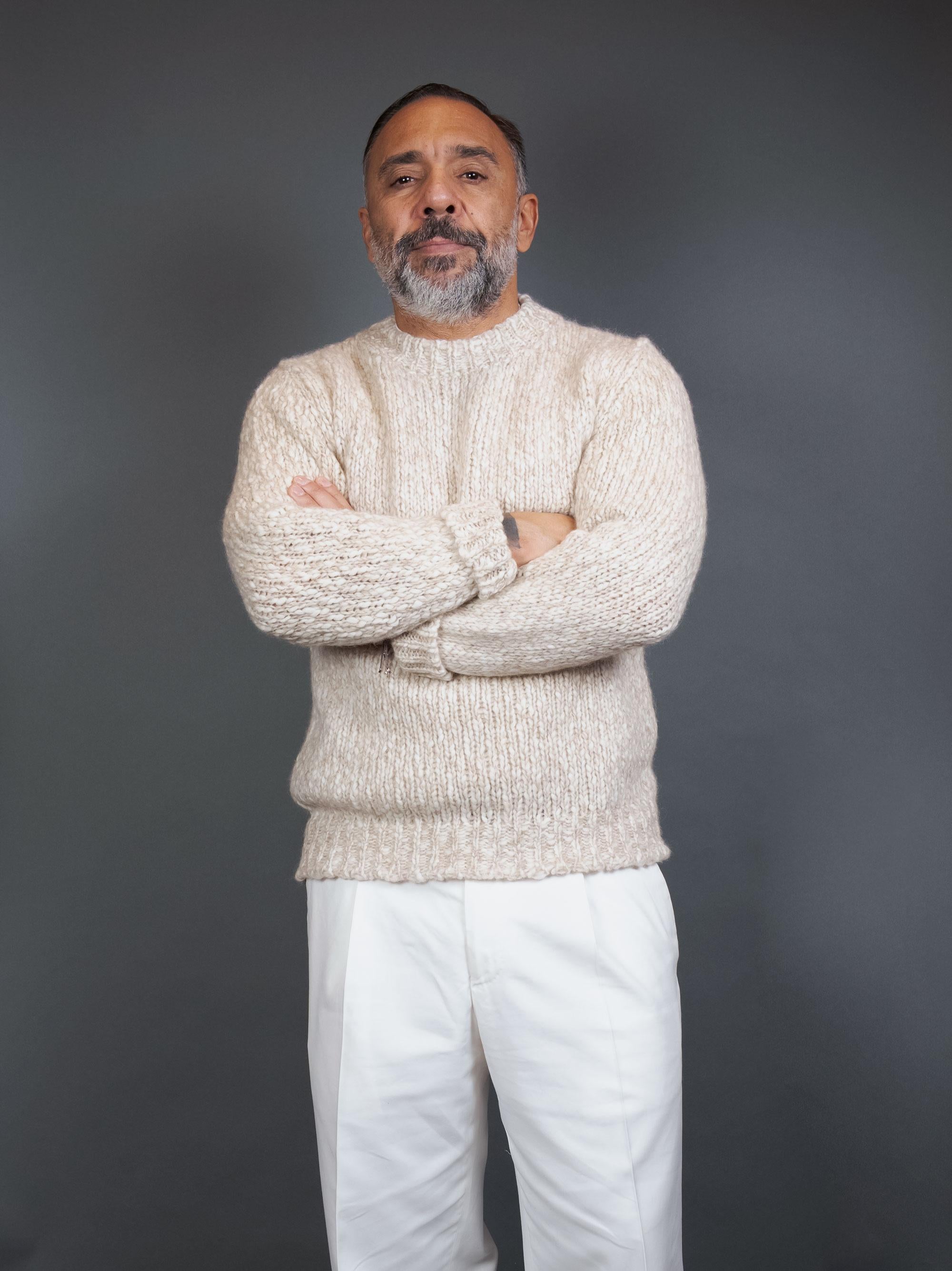 Maglione SETTEFILI CASHMERE uomo RACREH Beige RACREH CRE1 BEIGE SETTEFILI CASHMERE 