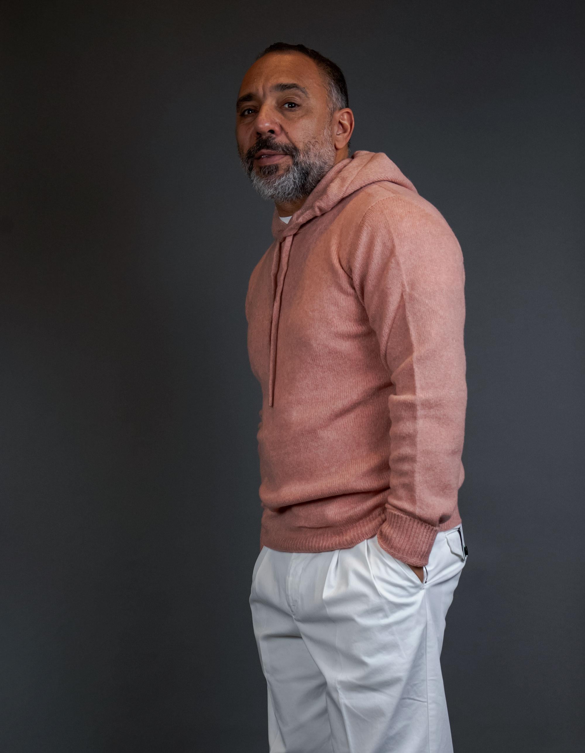 Felpa ROBERTO COLLINA uomo 40007 Rosa 40007 4031 ROBERTO COLLINA 