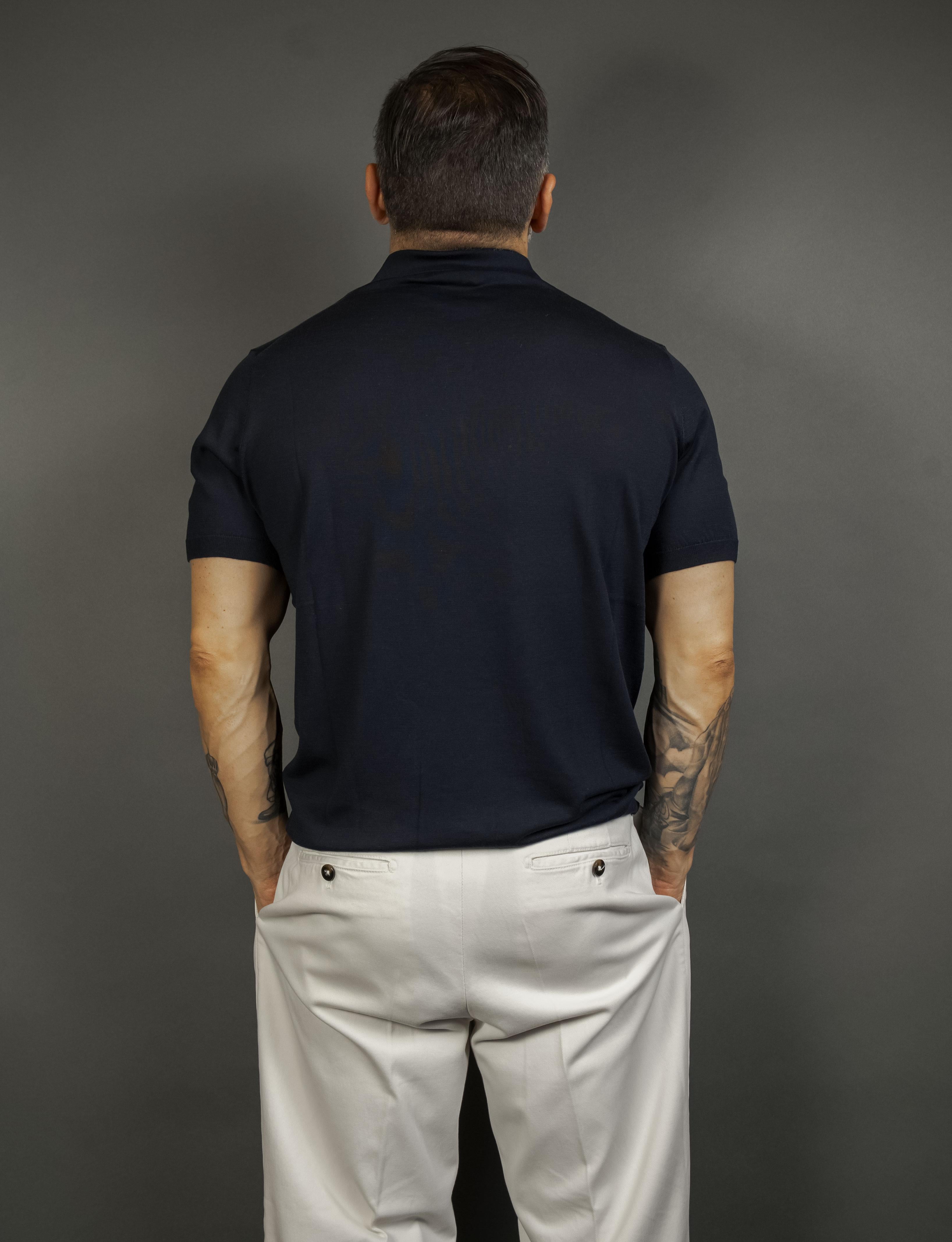 Polo Kangra uomo 1004 23 blu 1004 23 038 BLU KANGRA 