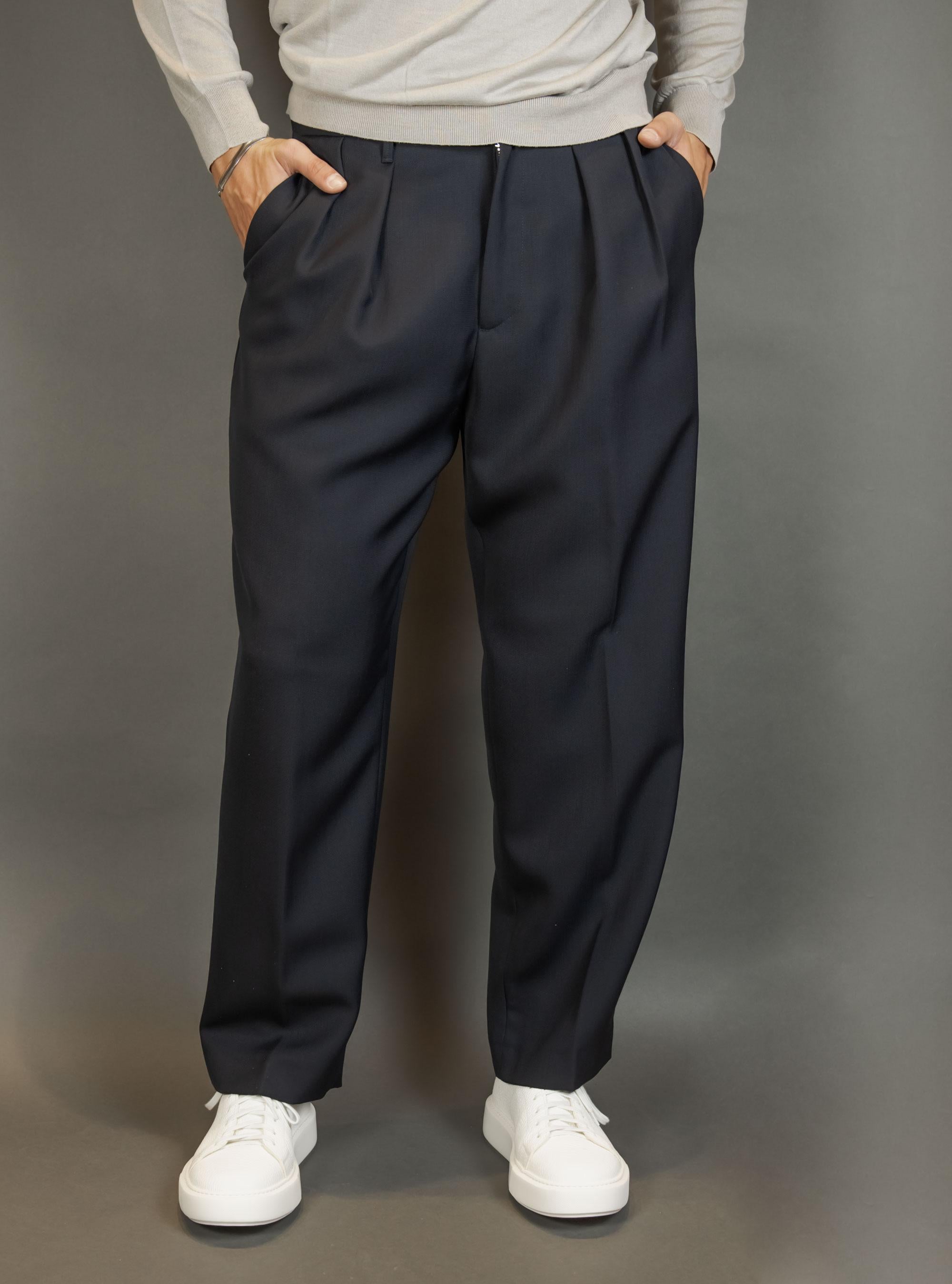 Pantalone NINE INTHE MORNING uomo KAI18 BAGGY Blu KAI18 BAGGY BLU NA NINE INTHE MORNING 