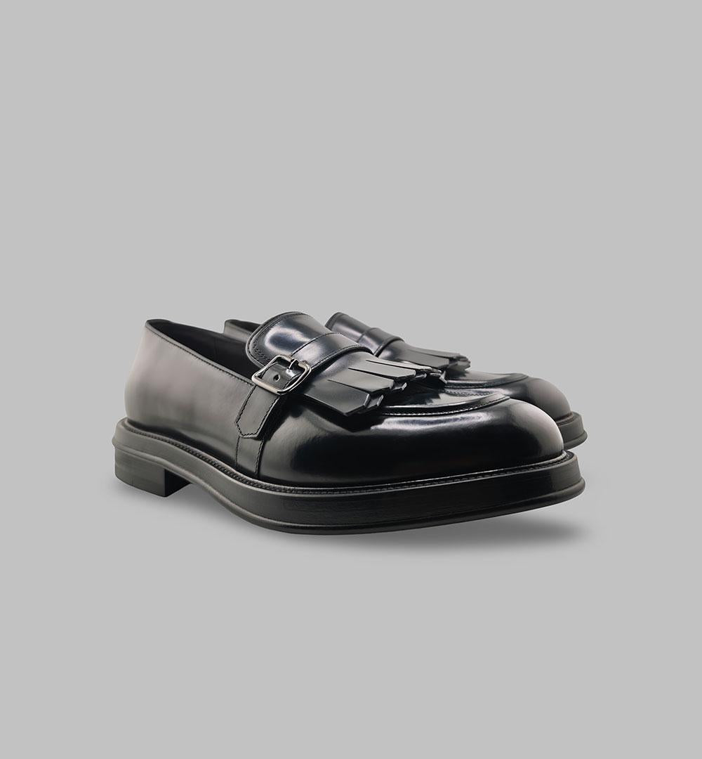 Mocassino Barrett uomo 241U045.32 Nero 241U045.32 FRANGIA FIBBIA N BARRETT 