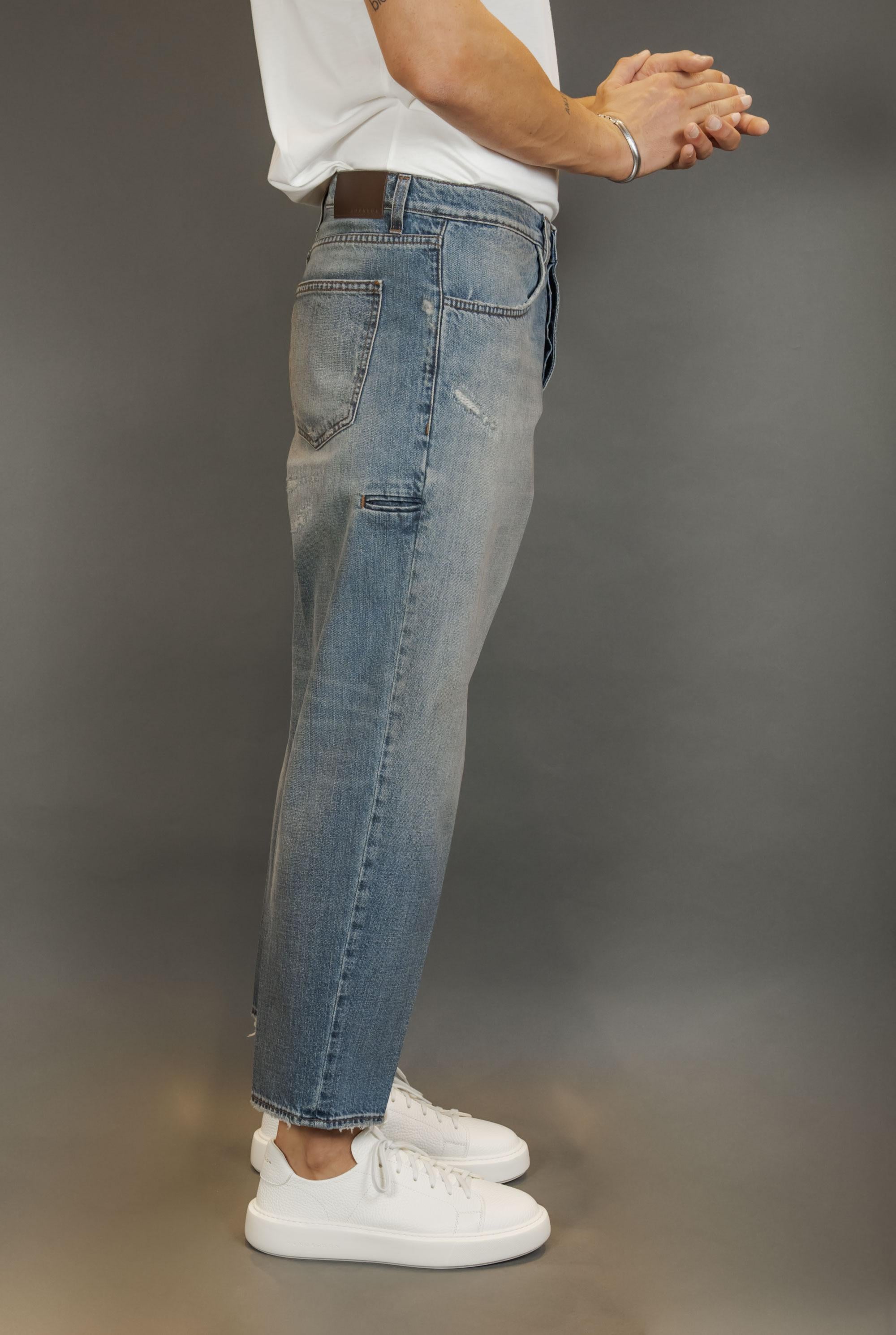 Jeans BONHEUR uomo OSAKA Blu chiaro OSAKA L 97 DENIM BONHEUR 
