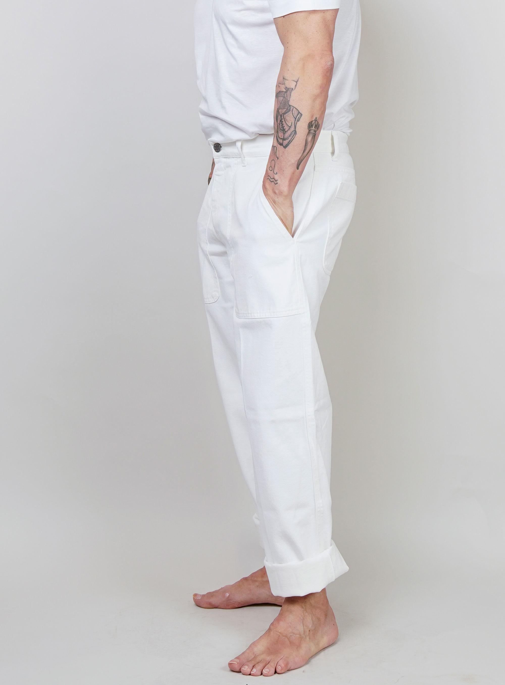 Jeans PT Torino uomo Fatique ecrù FATIQUE AP09Z0 TX14T0 Y018 PT TORINO 