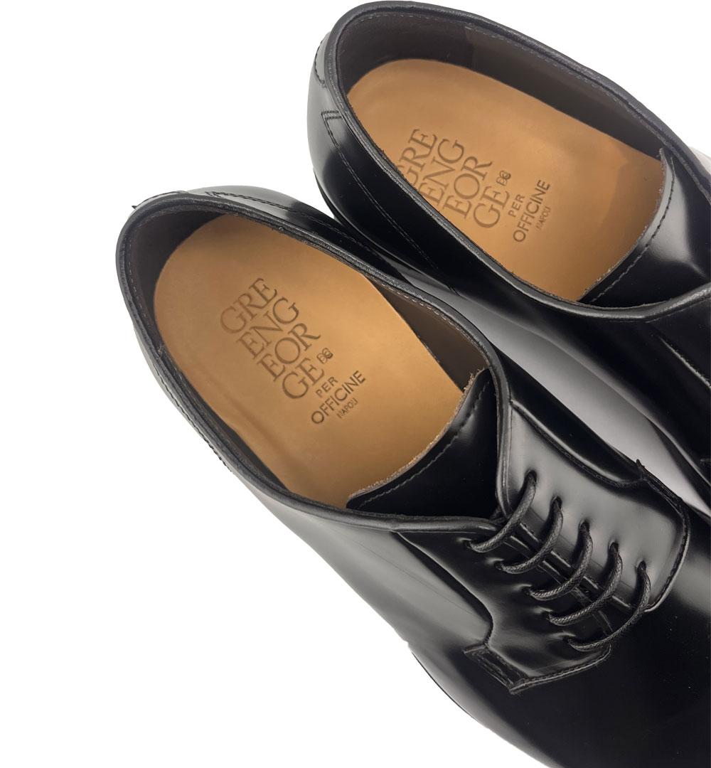 Derby Green George uomo 5028 nero<BR/><BR/> 5028 DERBY.VIBRAM GREEN GEORGE 