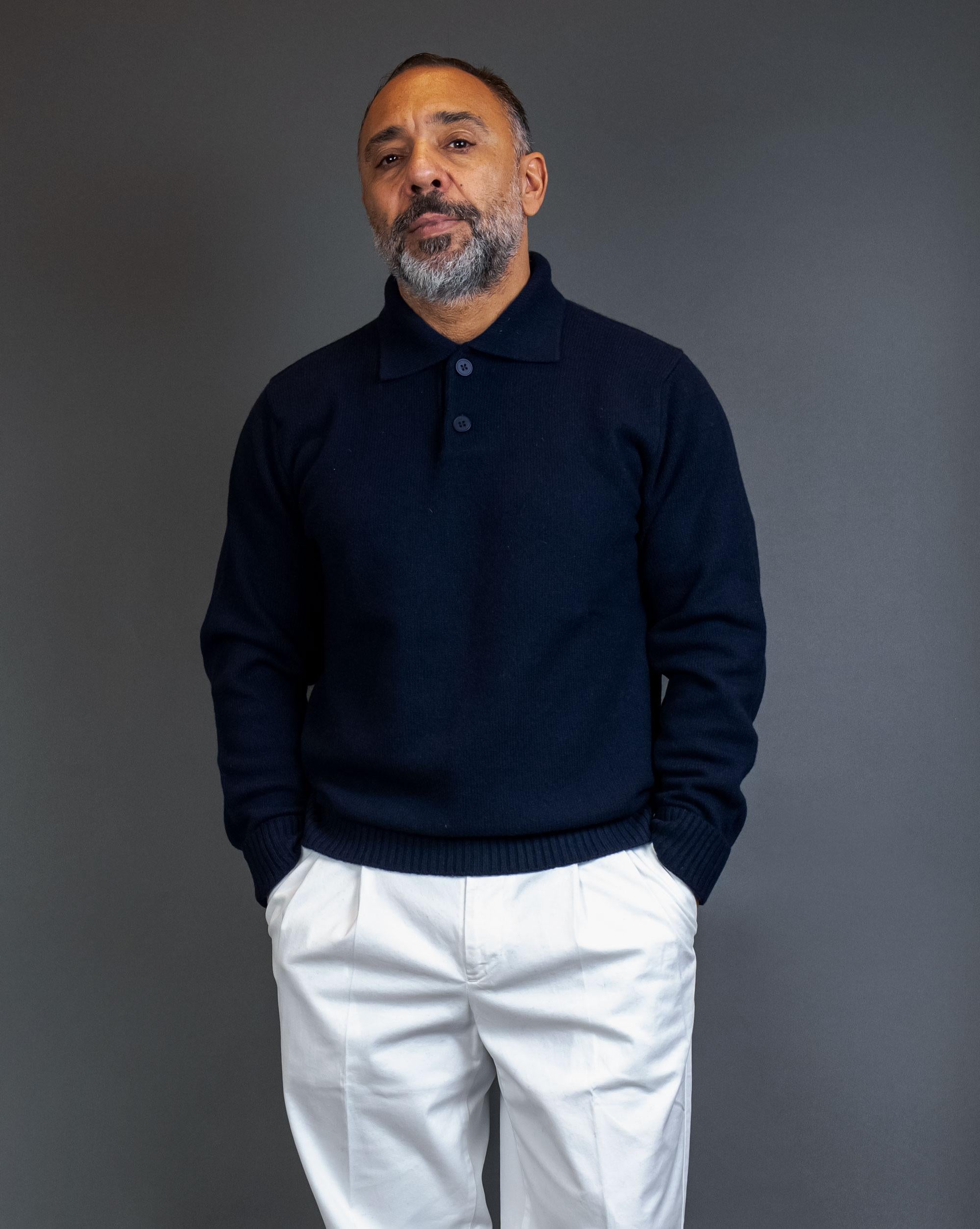 Maglione OFFICINE uomo POLO Blu POLO BLU OFFICINE 