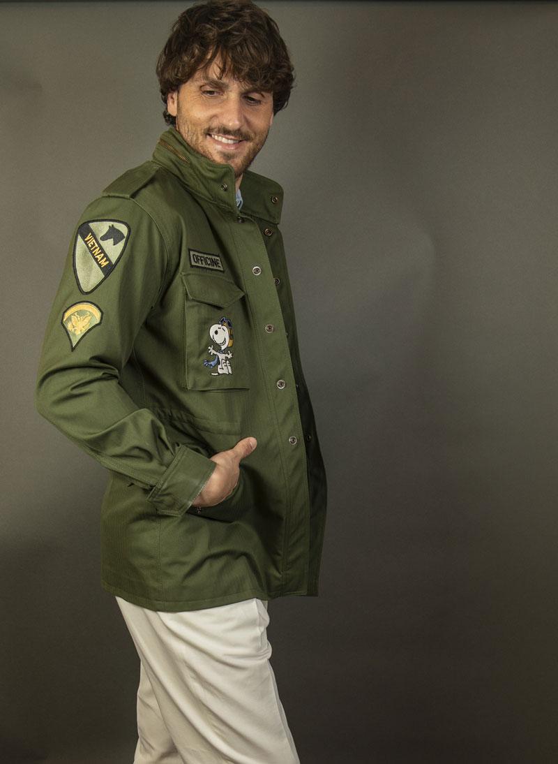 Giubbino Scars x Officine uomo Kennedy verde KENNEDY VERDE SCARS X OFFICINE 