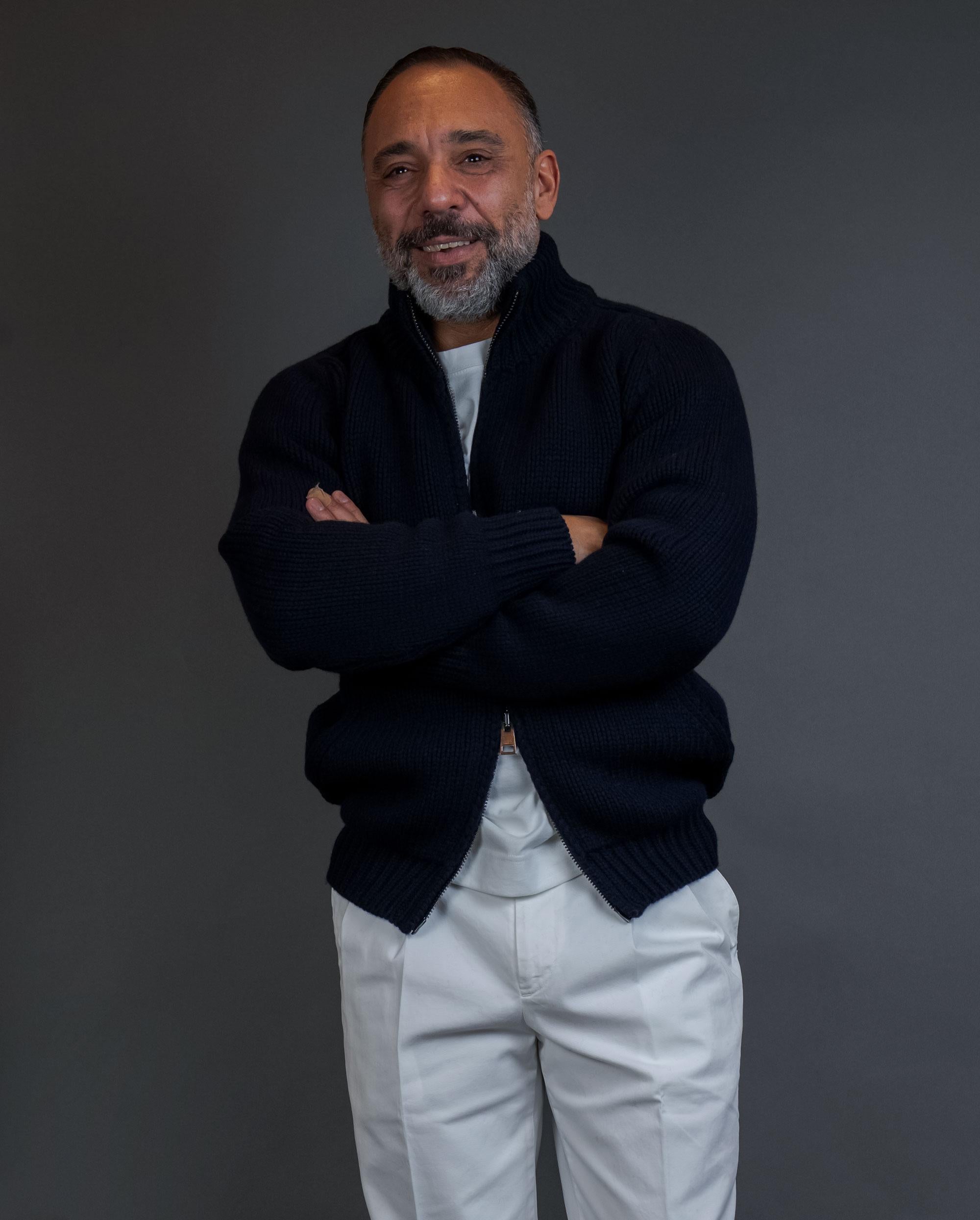 Cardigan OFFICINE uomo SASA Blu SASA 300 BLU OFFICINE 