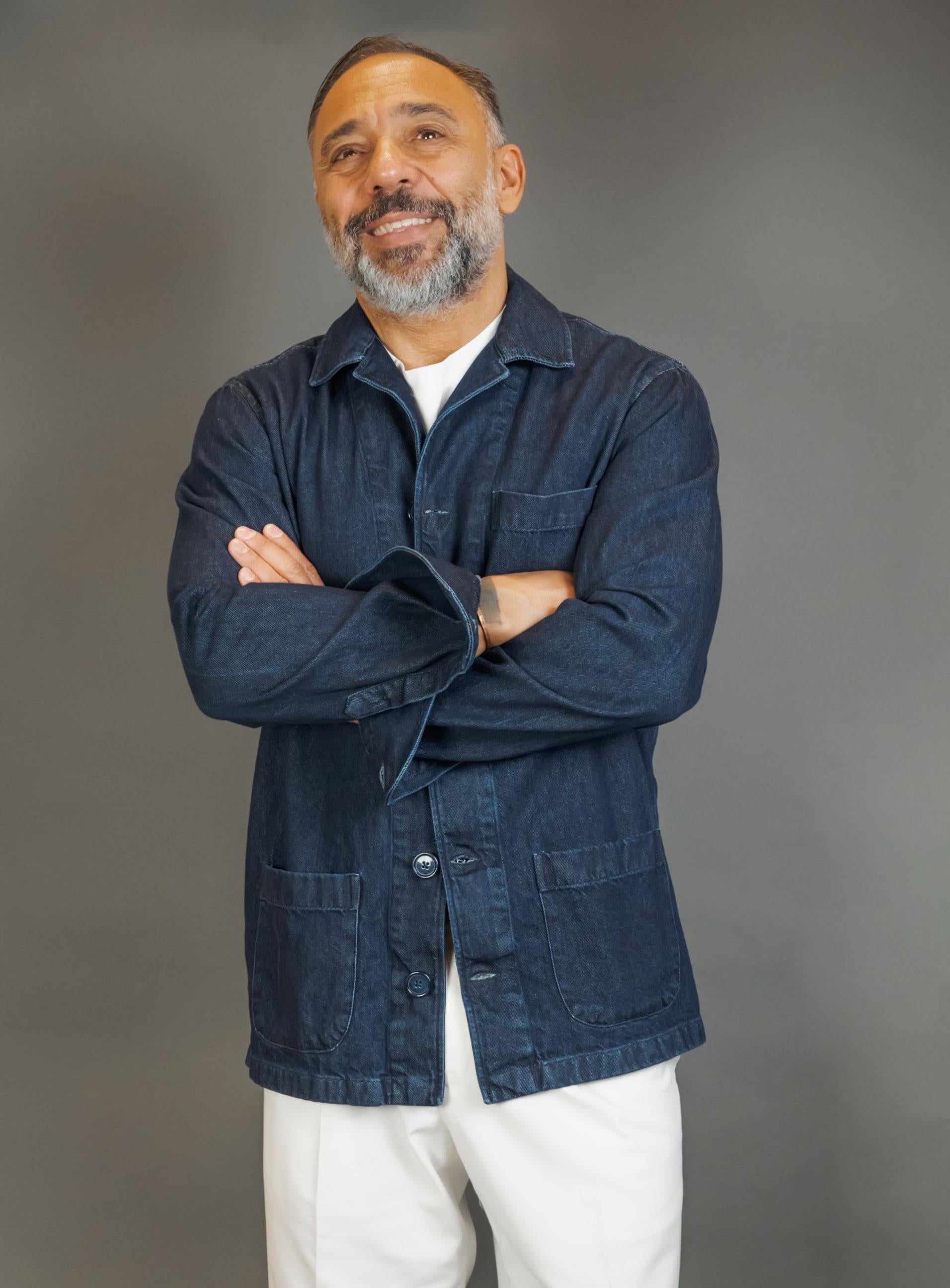 Overshirt GIANGI uomo TOD BRIGIDA Denim scuro TOD BRIGIDA DENIM SCURO GIANGI X OFFICINE 