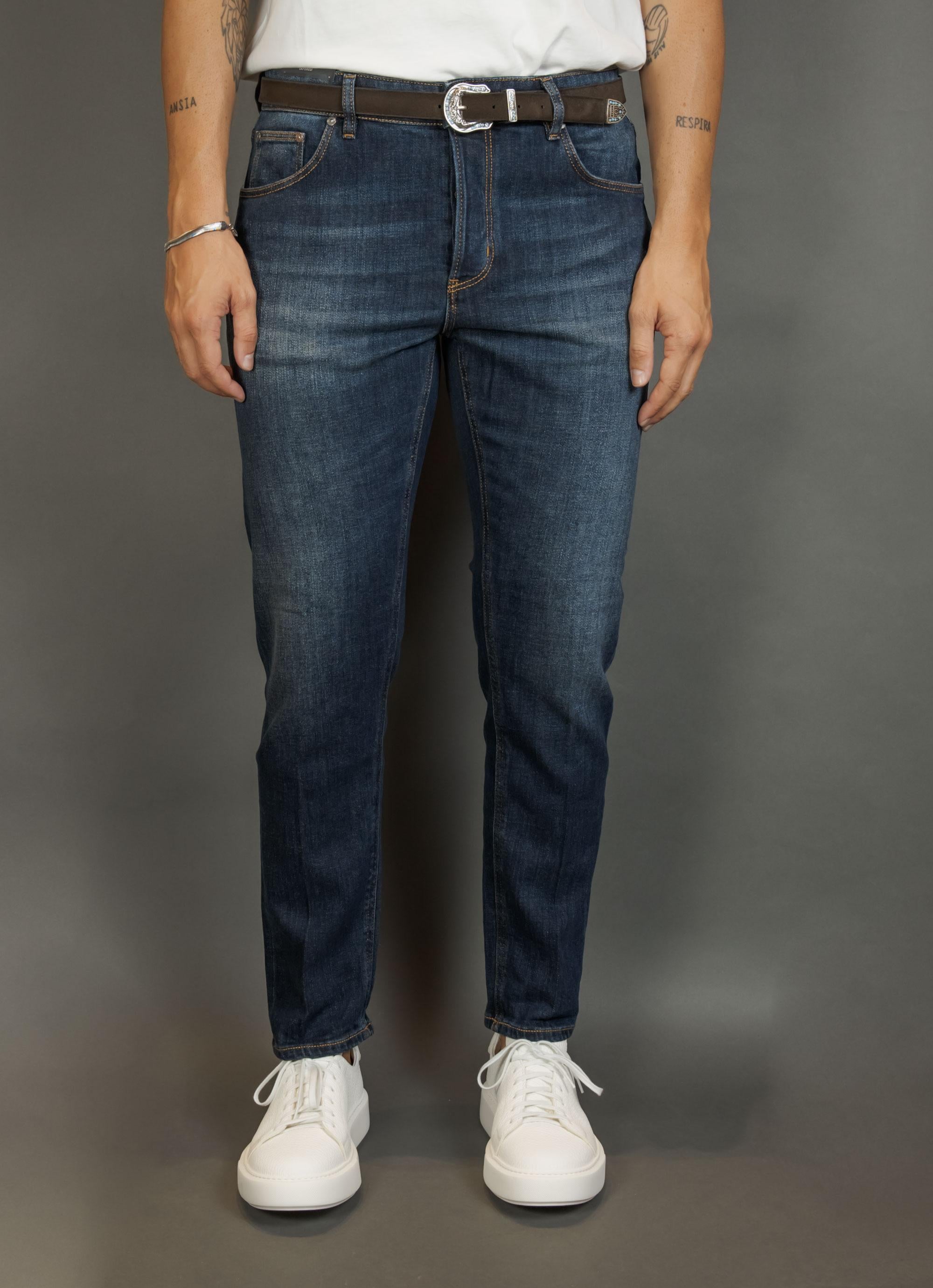 Jeans PT TORINO uomo TP05B0TX1630 Denim scuro TP05B0TX1630 MN14 DENIM PT TORINO 