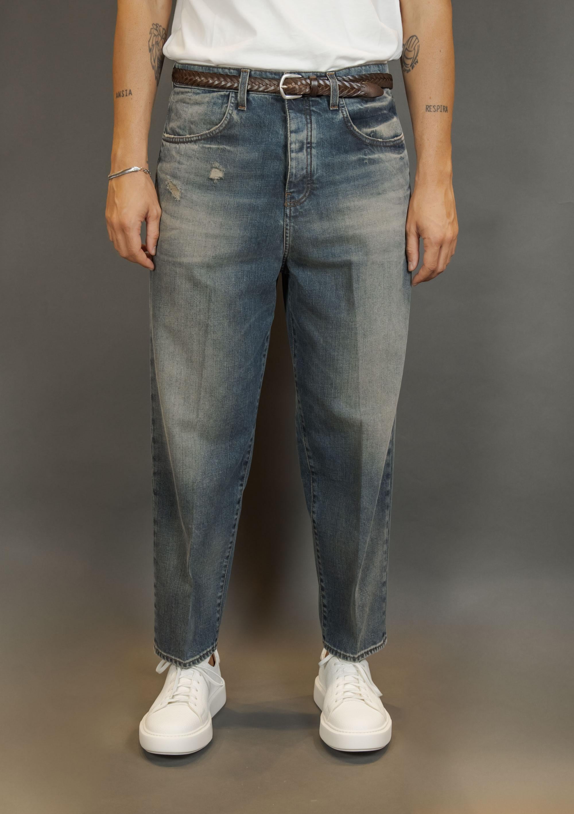 Jeans BONHEUR uomo OSAKA Blu OSAKA L 75 DENIM BONHEUR 