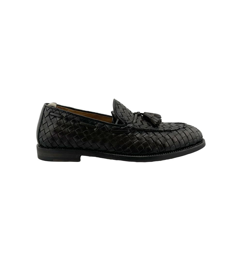 Mocassini Officine Creative Opera 004 testa di moro OPERA/004 NAP.INTRECCIO OFFICINE CREATIVE 