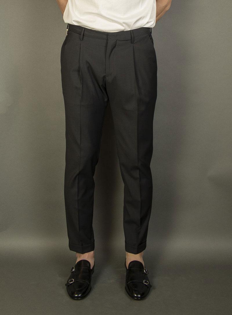 Pantalone Briglia uomo TIBERIOS 325108 nero TIBERIOS 325108 010 NERO BRIGLIA 
