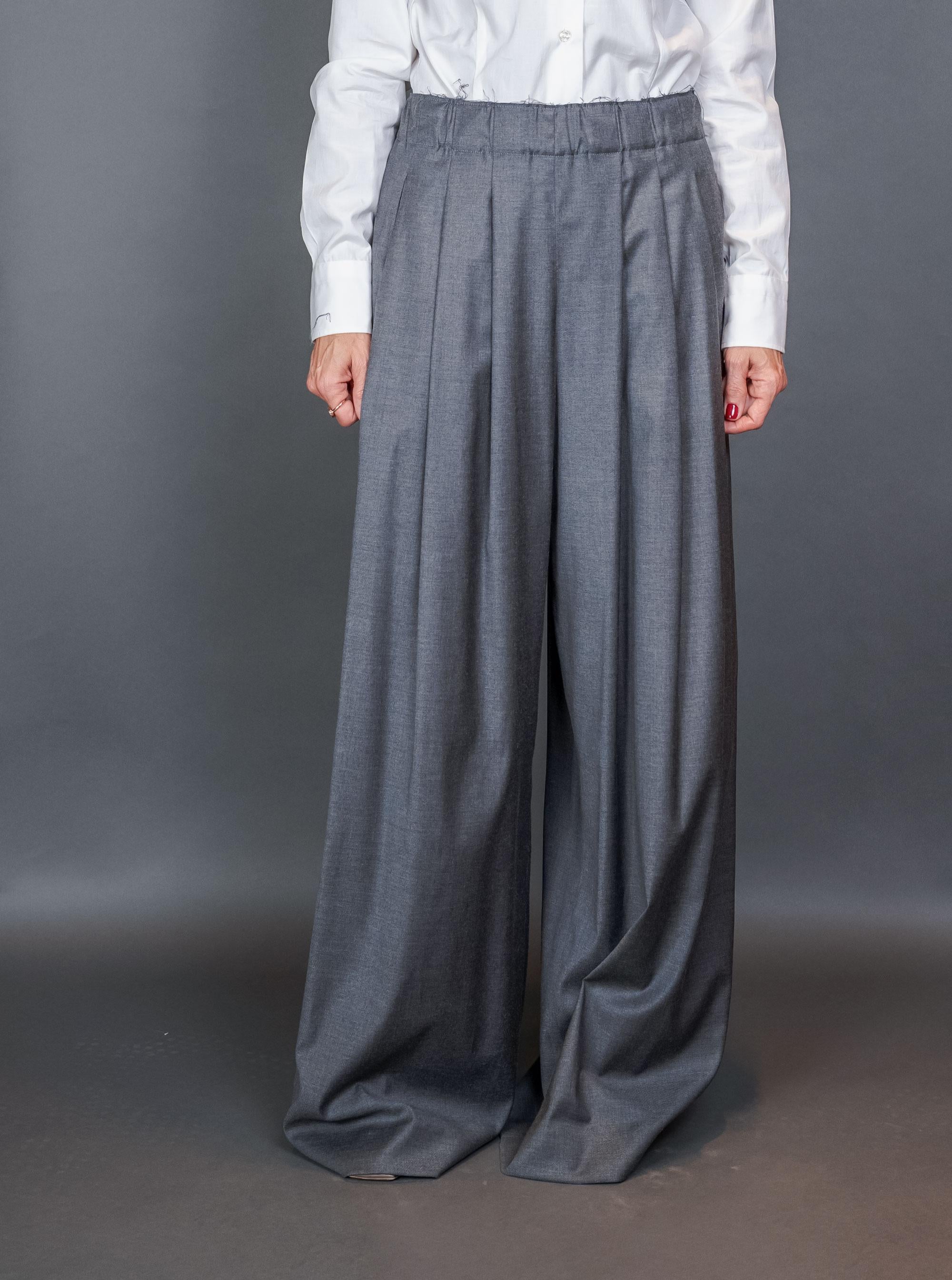 Pantalone PT TORINO donna BENEDETTA Grigio BENEDETTA MA25 0240 PT TORINO 