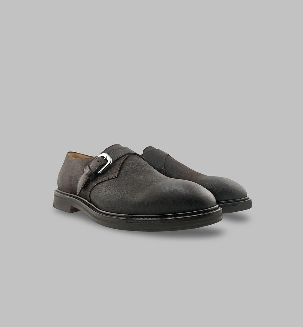 Mocassino Henderson uomo 85203.S.0 testa di moro 85203.S.0 MONO FIBBI HENDERSON 