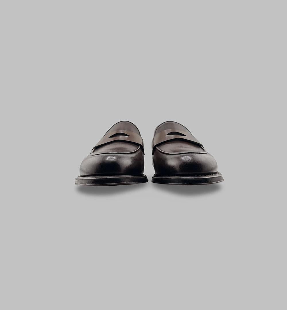 Mocassino Barrett uomo 251U043 7 tabacco 251U043.7 PENNY BARRETT 