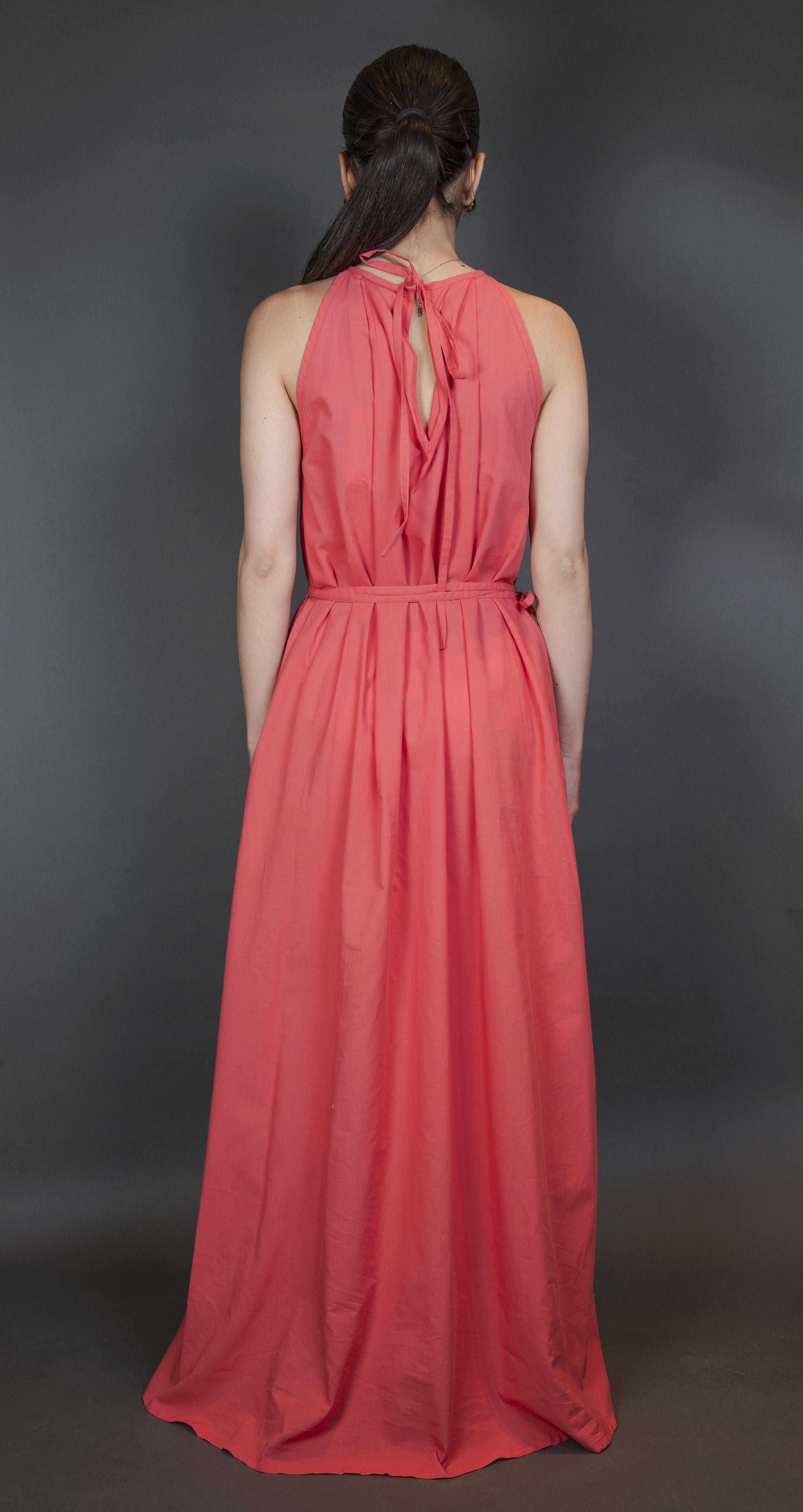 Abito Xacus donna Sandy arancio 8489 433 SANDY XACUS 