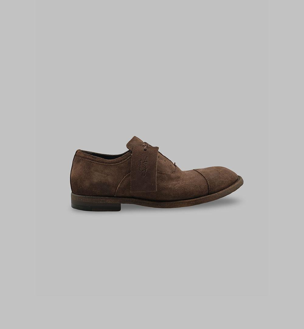 Slip on Shoto uomo 1133 367 Testa di moro<BR/> 1133 367 WASHED.T SHOTO 
