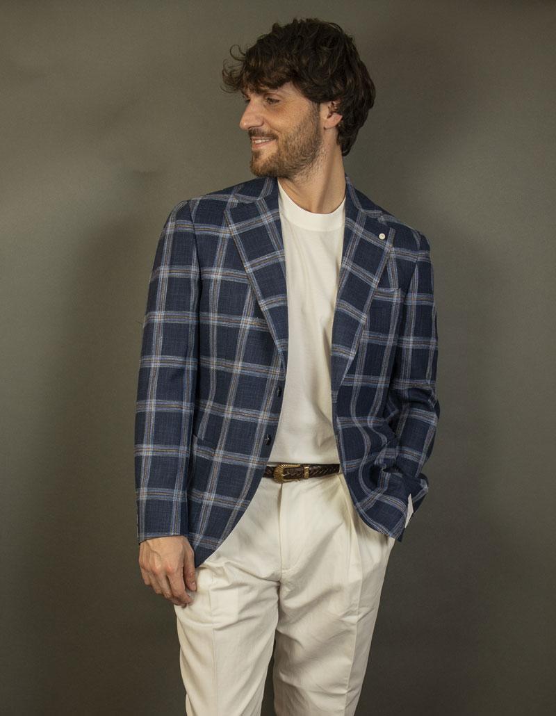 Giacca Luigi Bianchi uomo 2611 blu 2611 52033 2 BLU LUIGI BIANCHI MANTOVA 