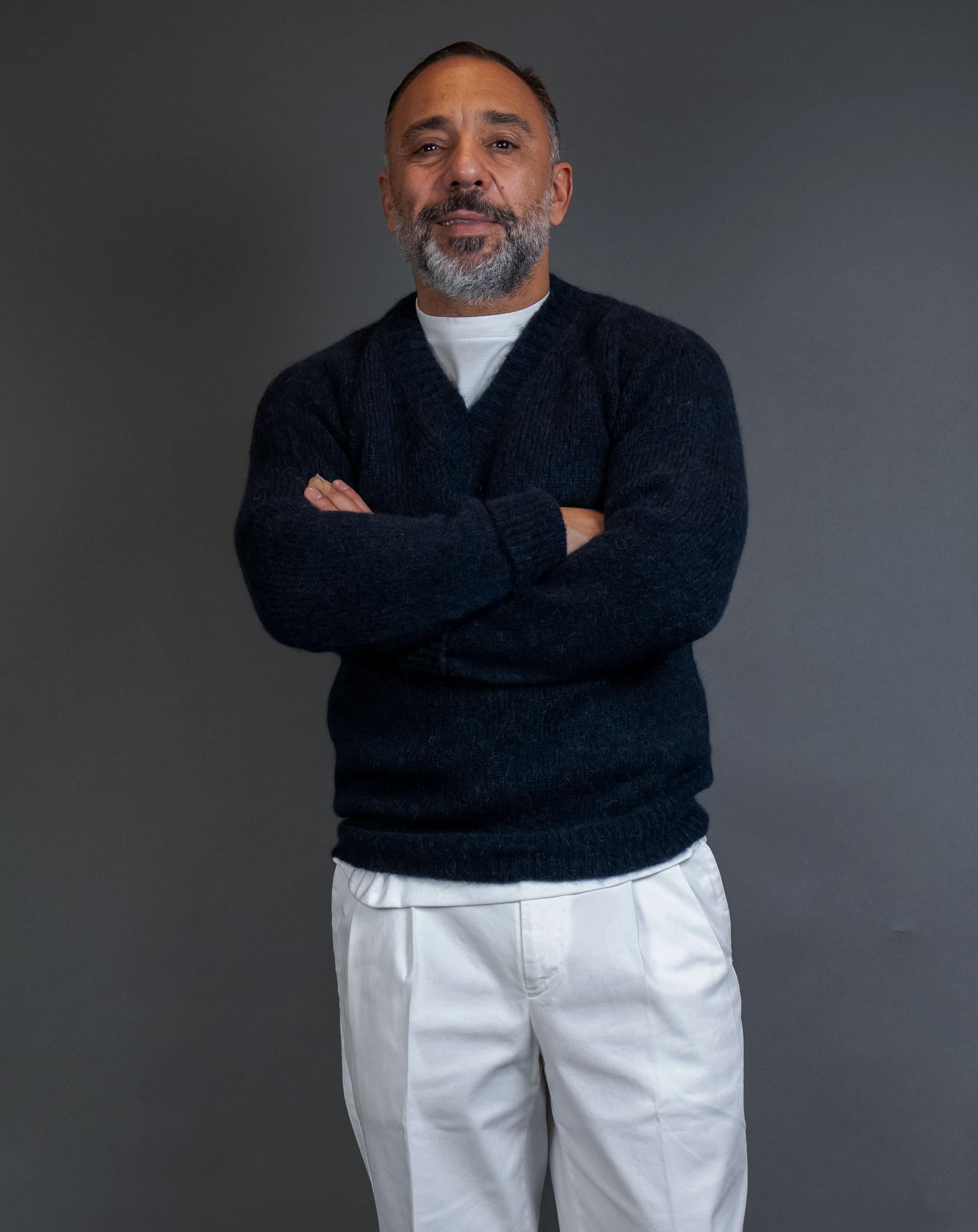 Maglione OFFICINE uomo 303 09 Blu 303 09 401 DEEP BLUE OFFICINE 