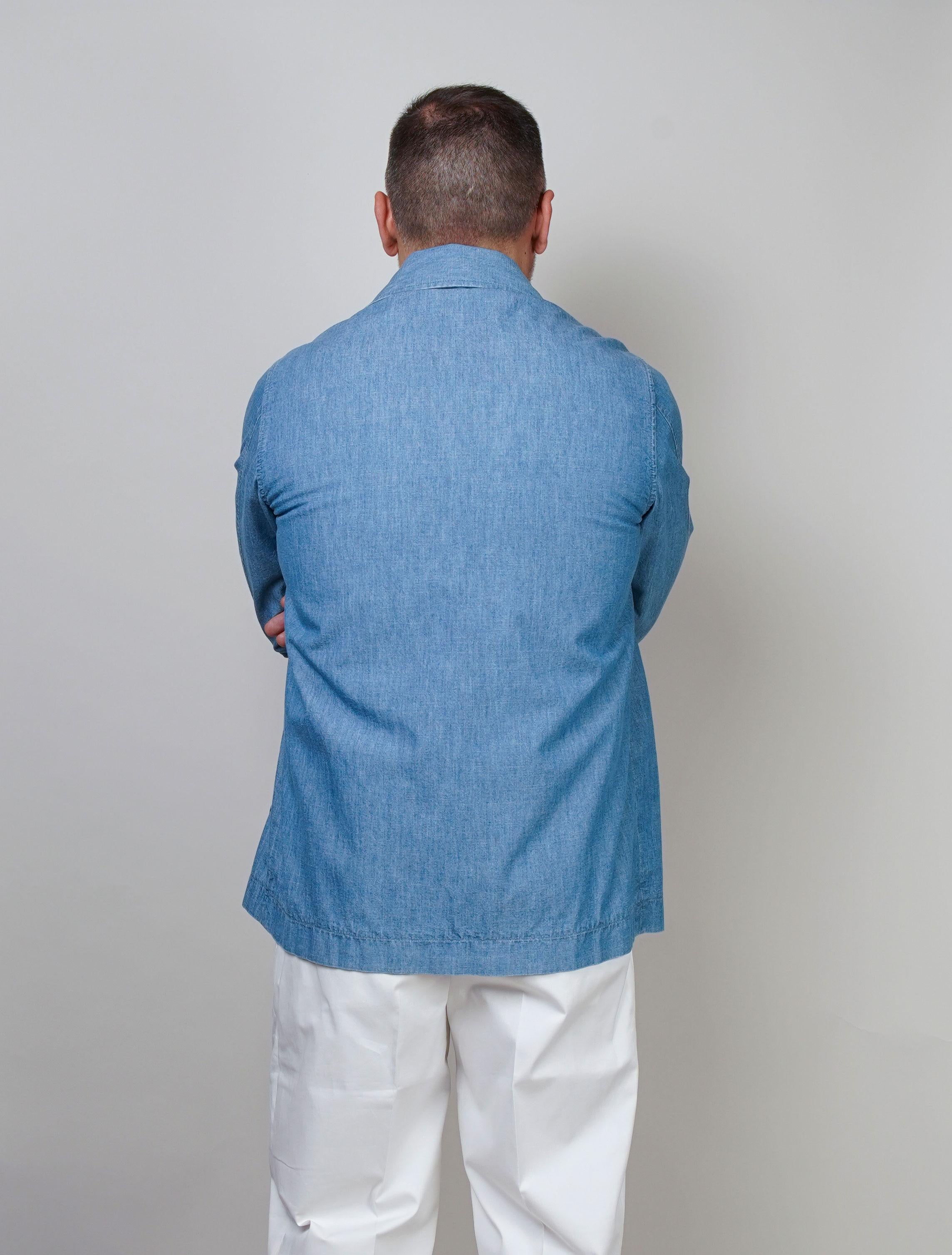 Overshirt Tintoria Mattei uomo SRYGN9U blu GIACCA SRYGN9U Z3 TINTORIA MATTEI 