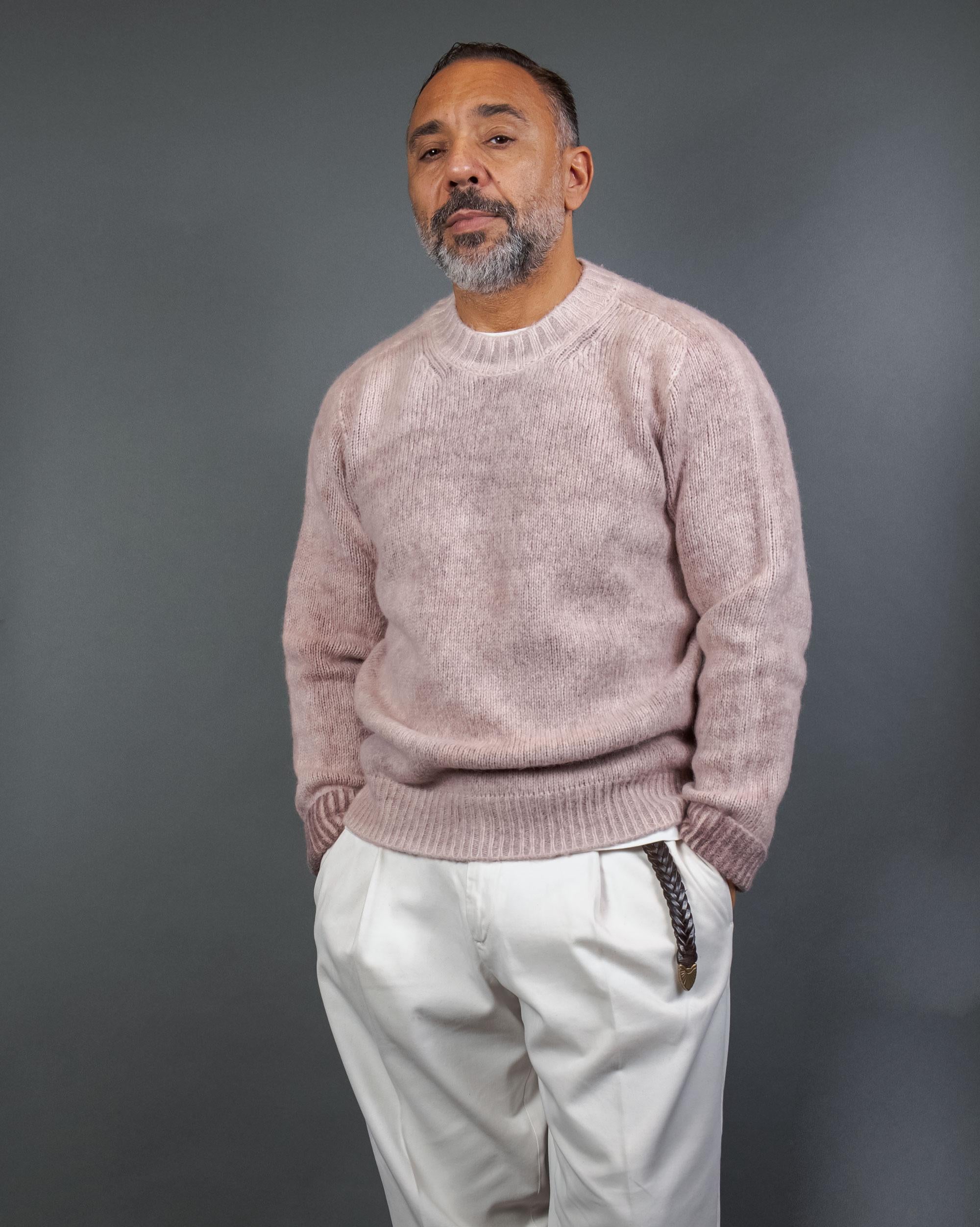 Maglione OFFICINE uomo 300 18 Rosa 300 18 268 SABLE OFFICINE 