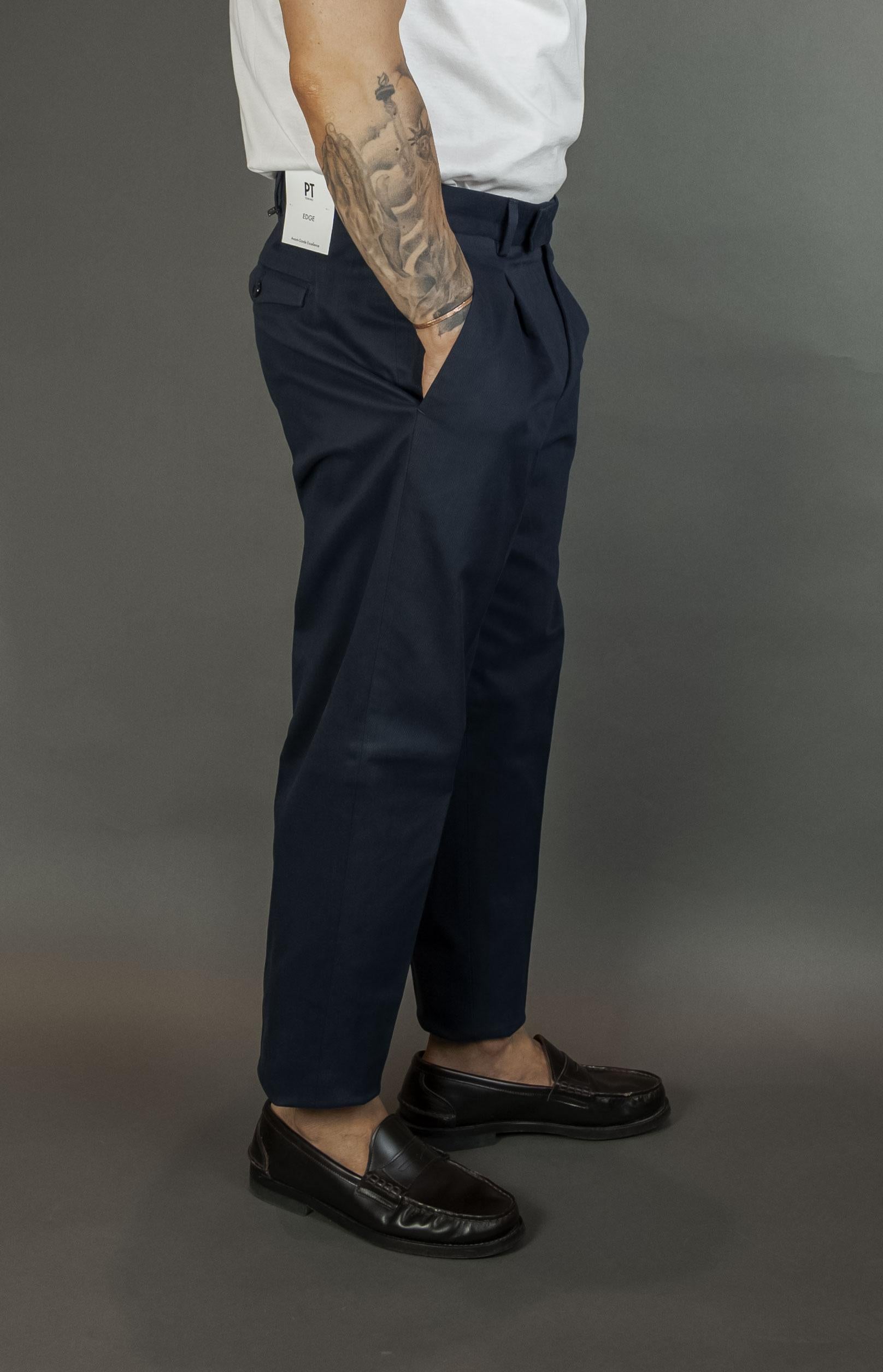 Pantalone PT Torino uomo RSZAZ40FWD SD75 navy RSZAZ40FWD SD75 0360 NAVY PT TORINO 