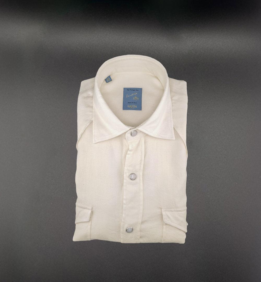 Camicia Barba uomo WSU10P2050078 05 BIANCA <BR/> WSU10P2050078 05 BIANCA BARBA 