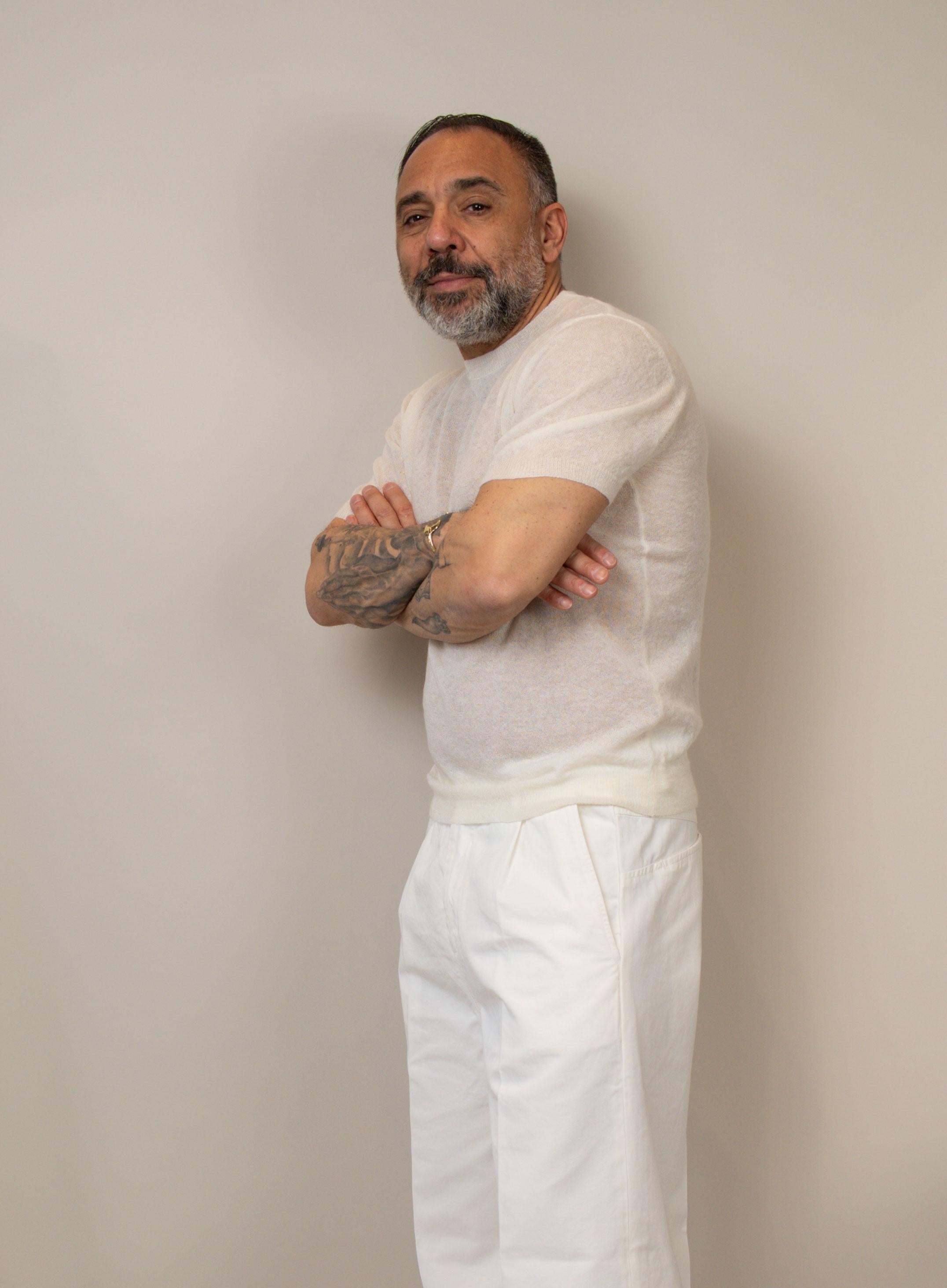 T-shirt Scaglione uomo 071 latte T-SHIRT 071 101 SCAGLIONE 